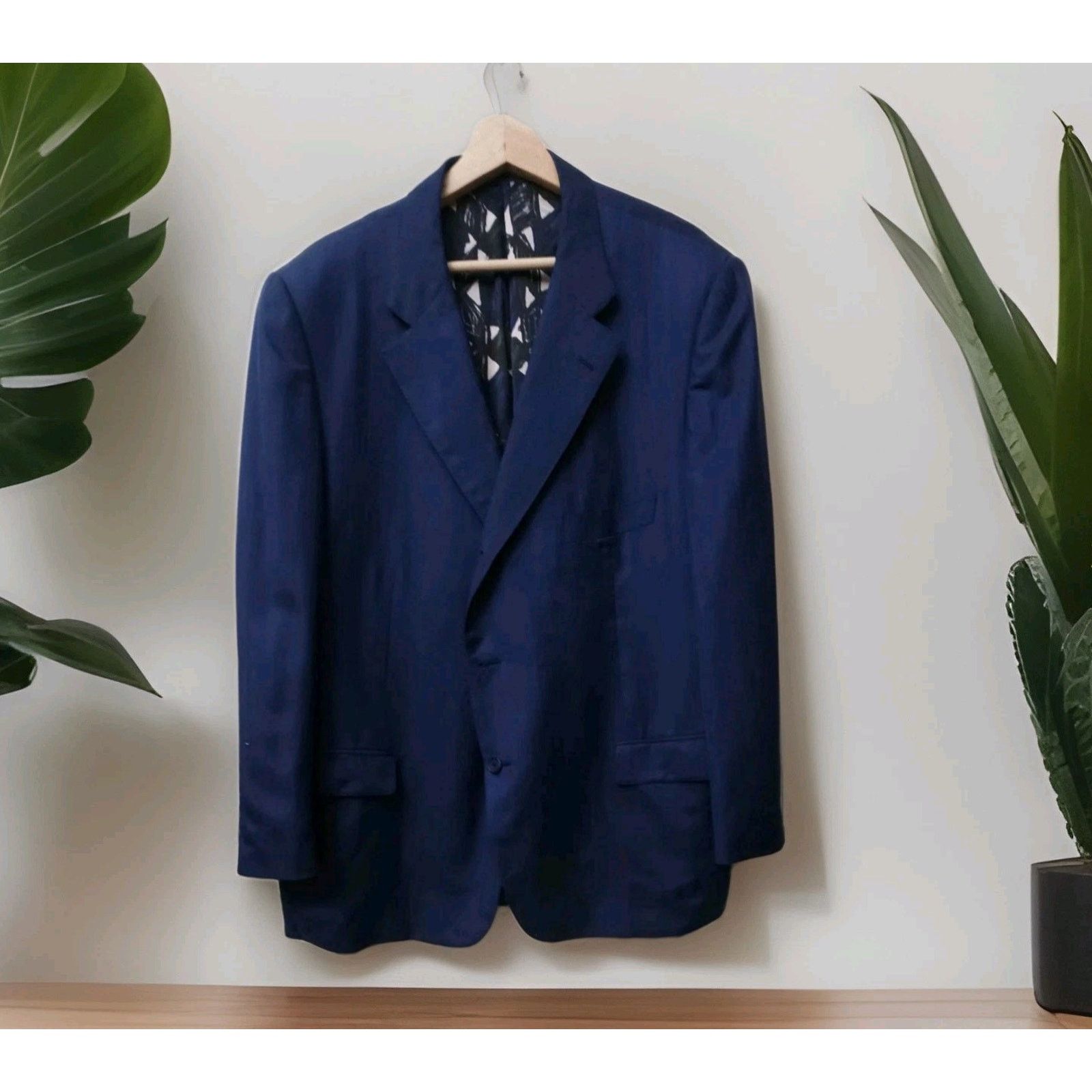 Caruso Caruso Silk Single Breasted Silk Pashmina Blazer 62 US 52 Size US L / EU 52-54 / 3 - 1 Thumbnail
