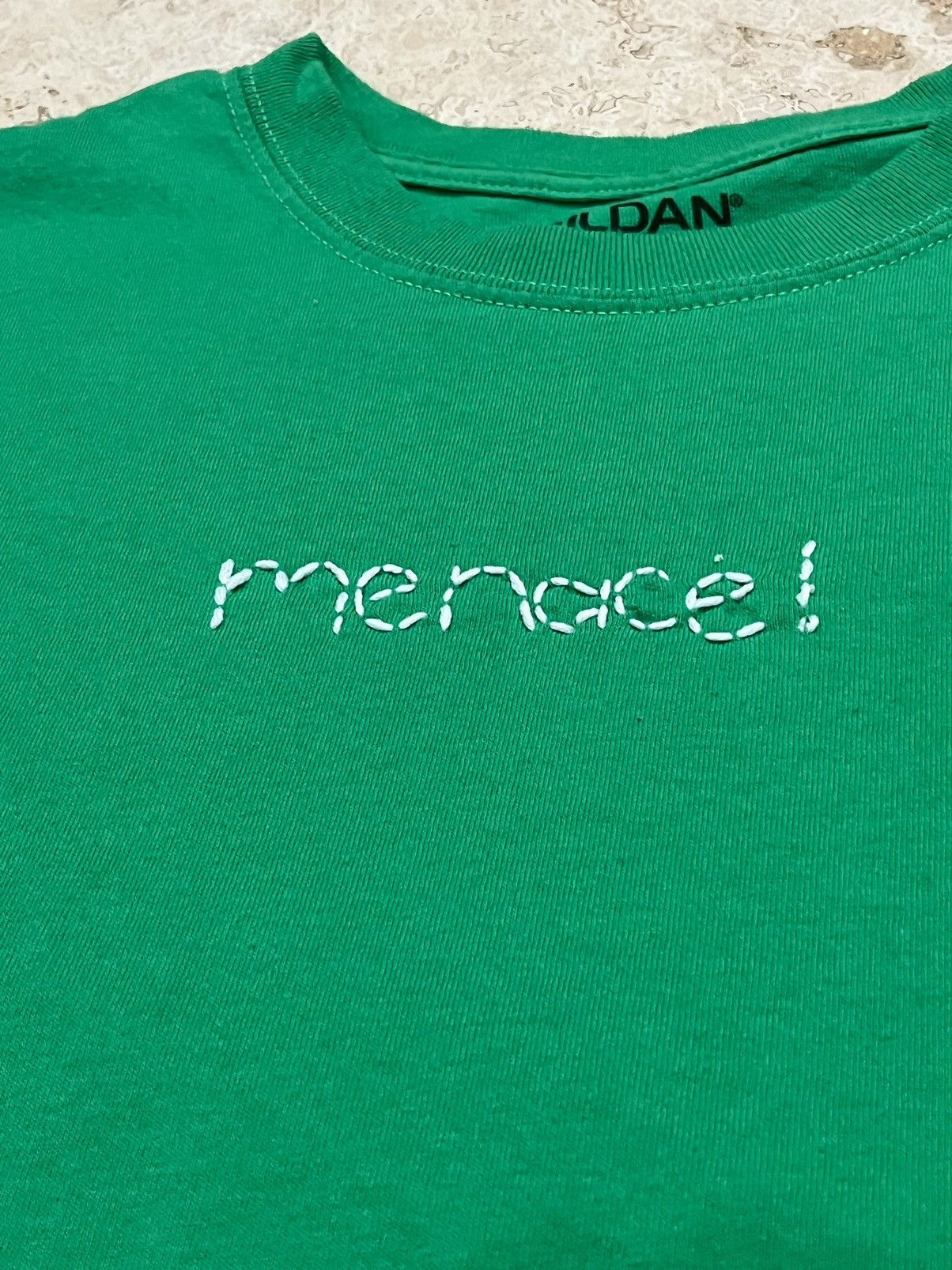 Vintage Y2K Custom Hand Stitched Menace Tee Size US XL / EU 56 / 4 - 2 Thumbnail