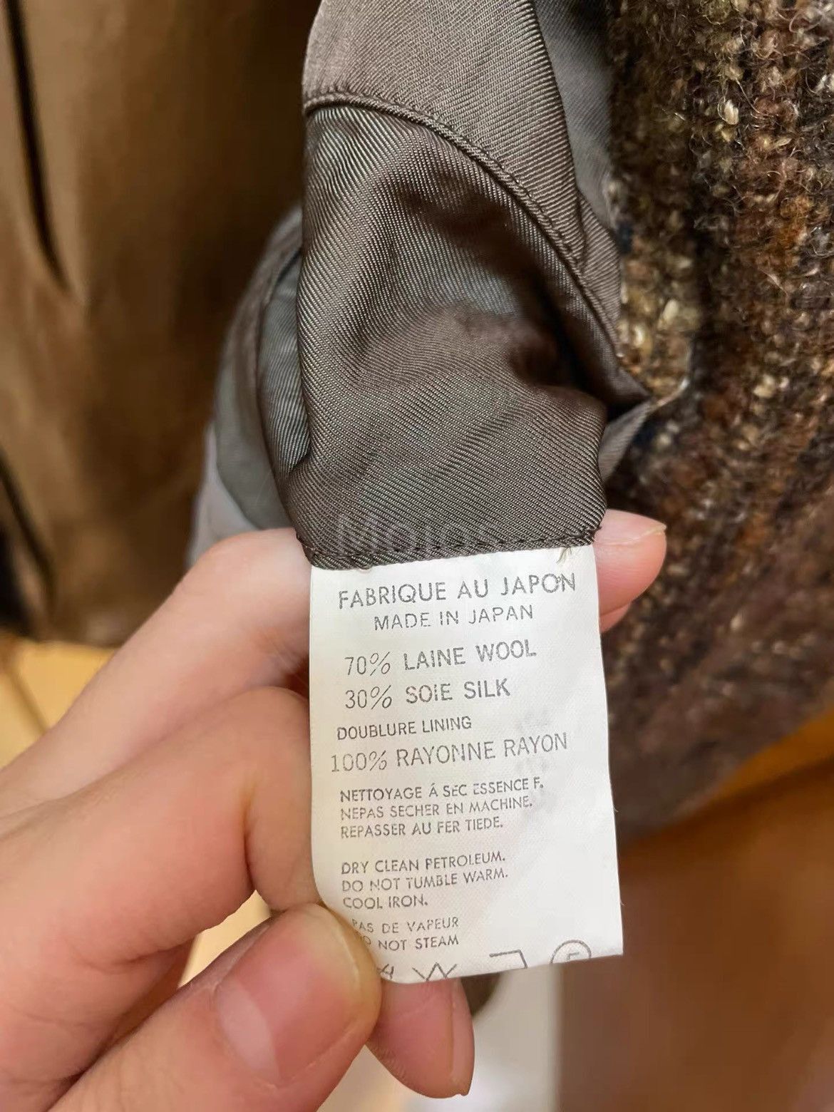 Yohji Yamamoto Yohji Yamamoto Pour Homme 92AW Runway Mix Color Jacket-2508 Size US M / EU 48-50 / 2 - 7 Thumbnail