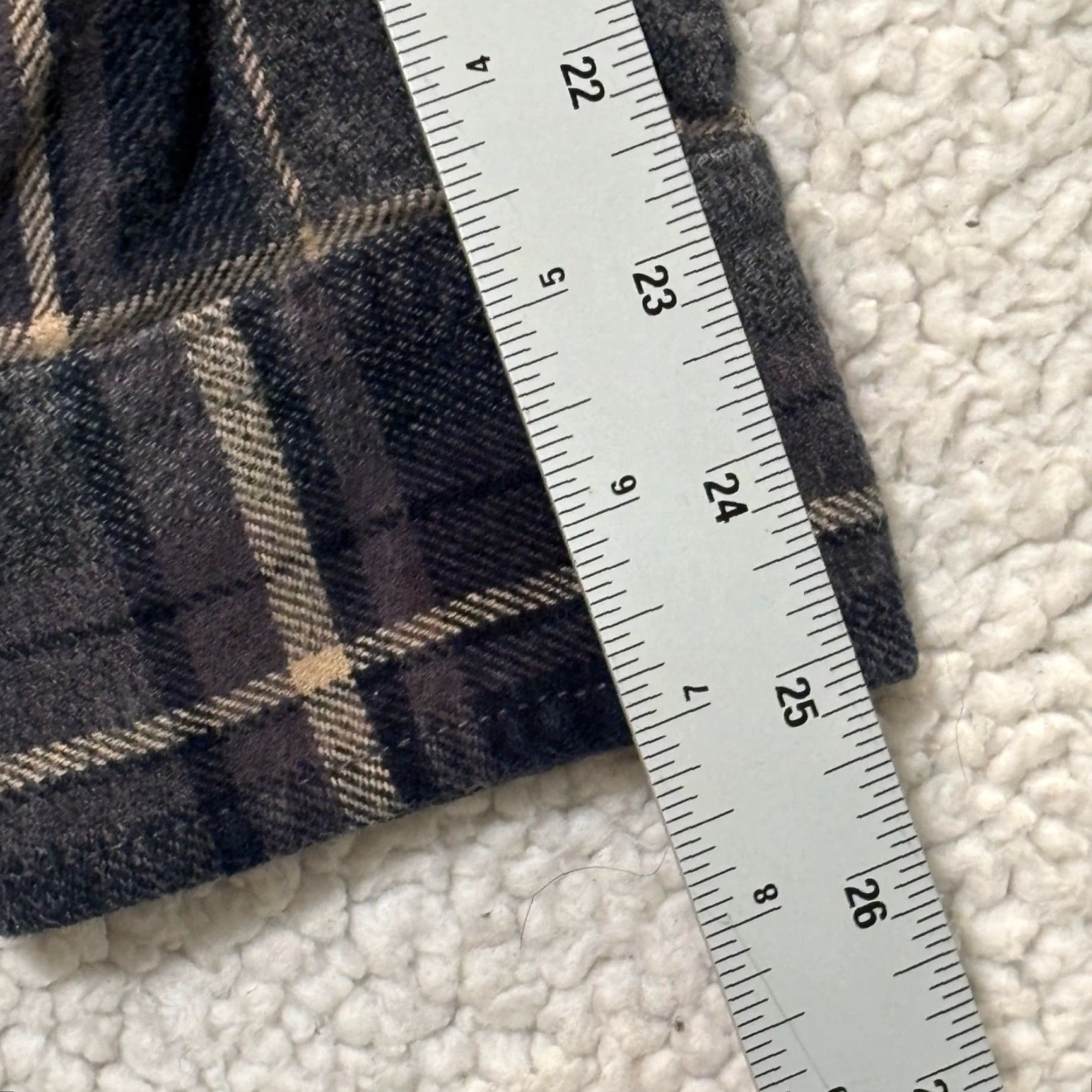 Grayers Grayers Shirt Mens Large Purple Gray Plaid Heritage Flannel Cotton Button Up Size US L / EU 52-54 / 3 - 6 Thumbnail