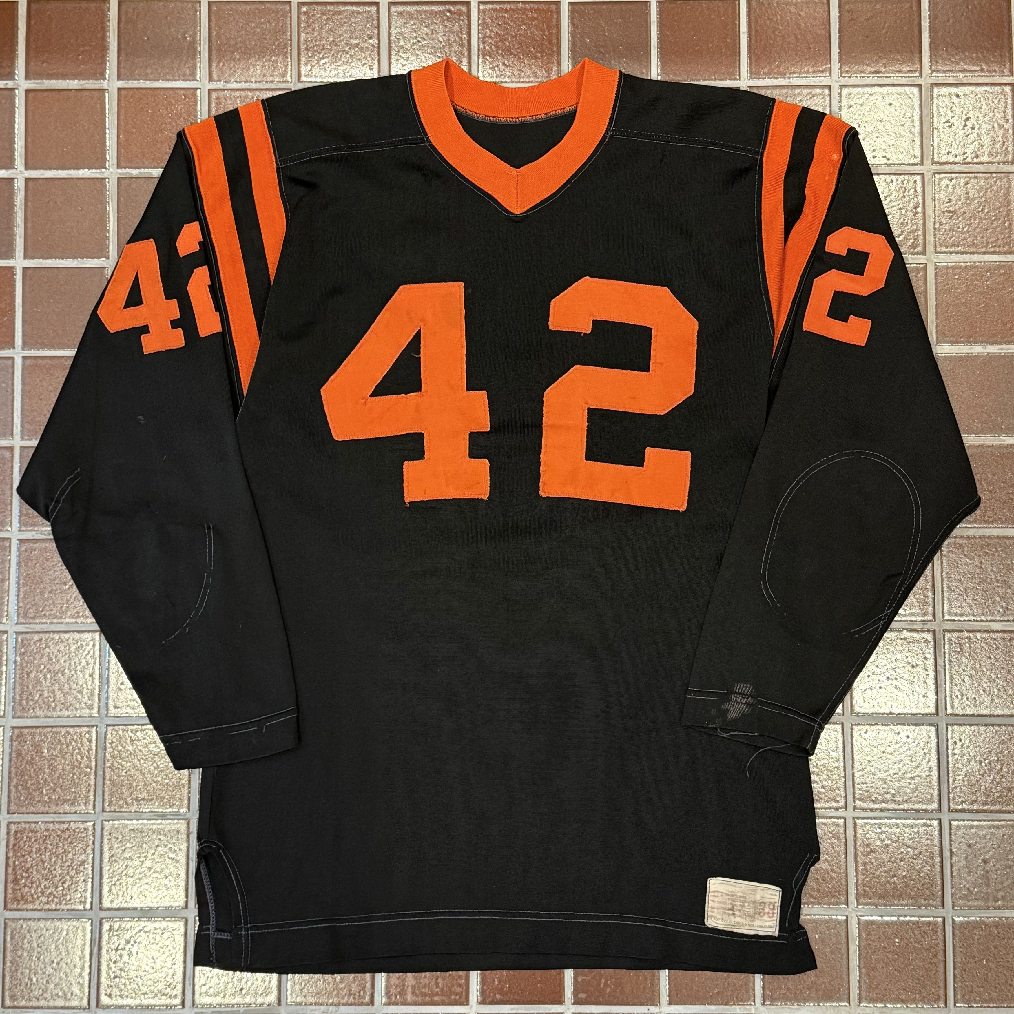 Russell Southern vintage football jersey tee Black Size 38