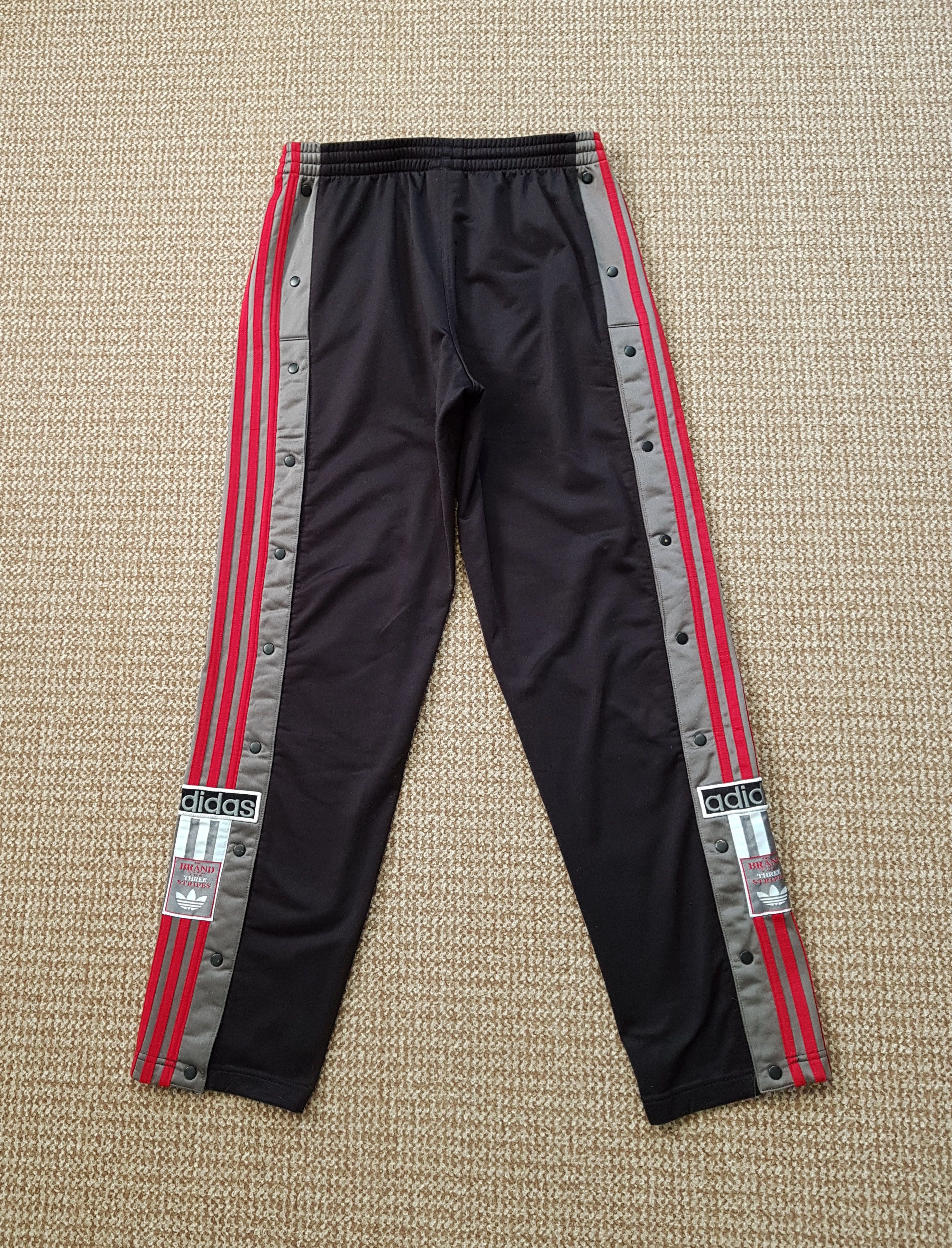 Adidas Adidas Adibreak Y2K Vintage 90s Striped Snap Track Pants S Size US 30 / EU 46 - 2 Thumbnail