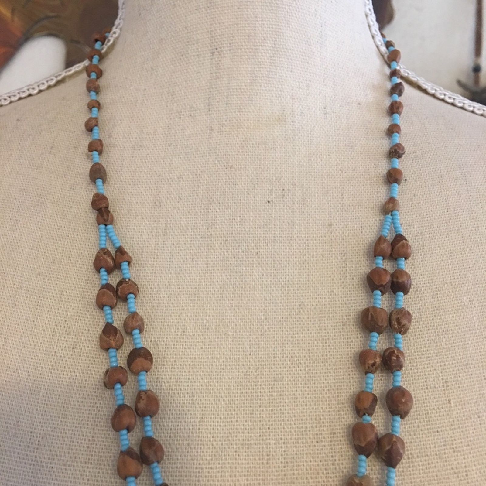 Handmade Peruvian lucky huayruro seed handmade necklace Size ONE SIZE - 5 Thumbnail
