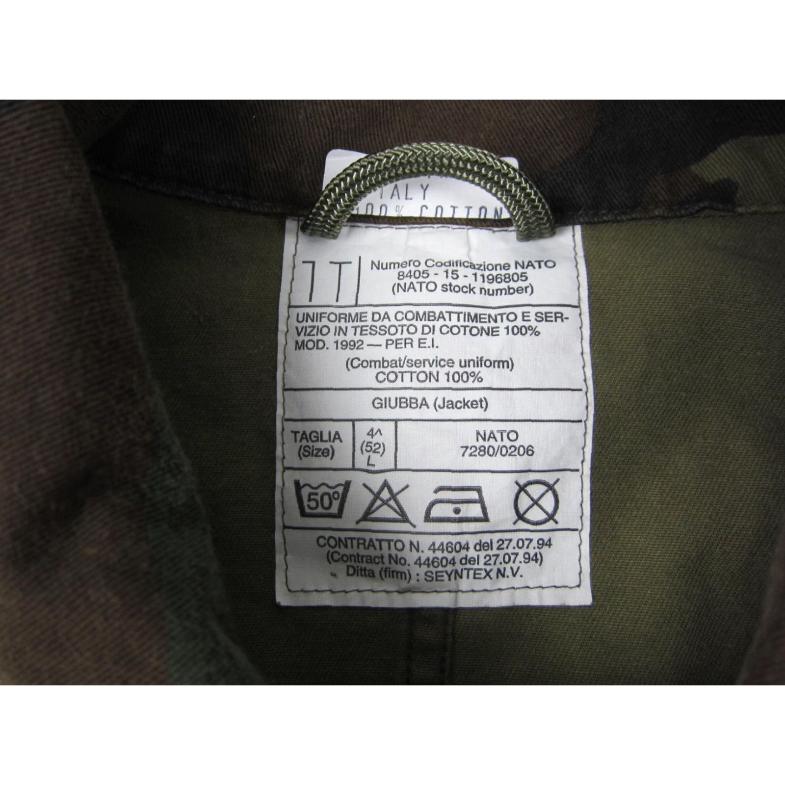 Vintage VINTAGE Italian Army Jacket Mens L Green Camo Military Field NATO 90s Military Jacket Mens L Green Camouflage Italy USA 80s 90s Size US L / EU 52-54 / 3 - 5 Thumbnail