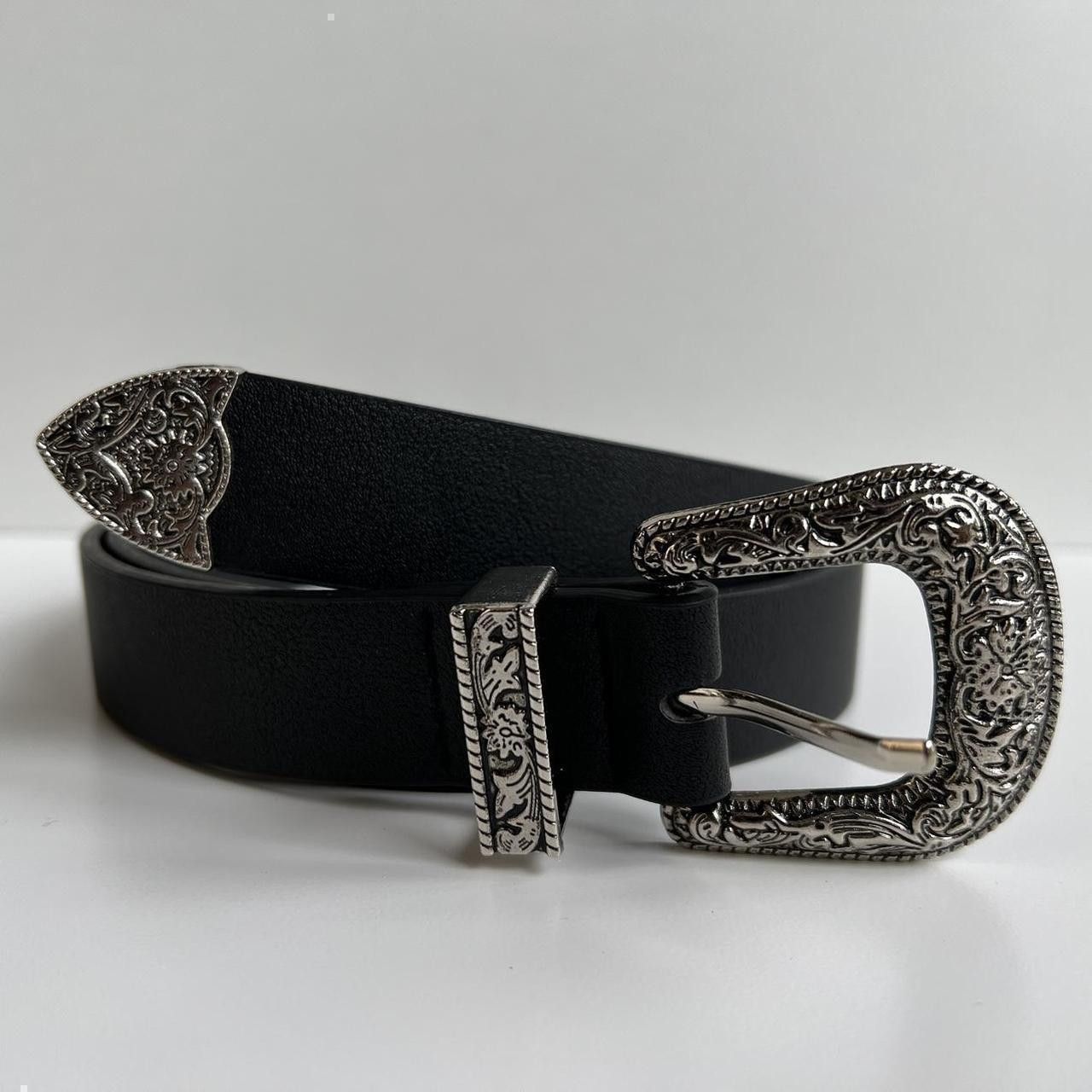 Cowboy Equipment y2k black american western cowboy boho belt Size ONE SIZE - 5 Thumbnail