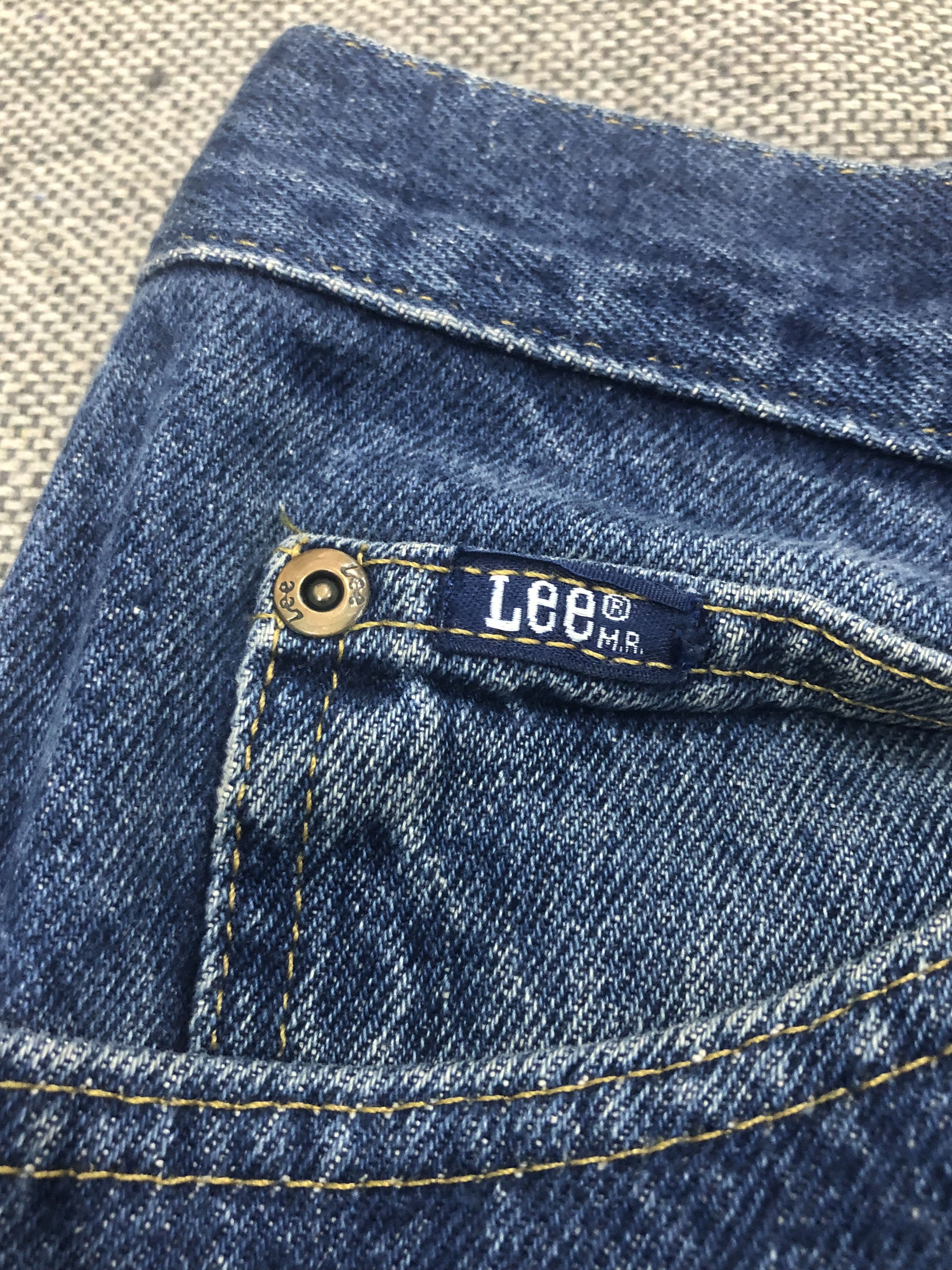 Lee Vintage Lee Denim Jeans Butterfly Custom Distressed USA Size US 33 - 8 Thumbnail