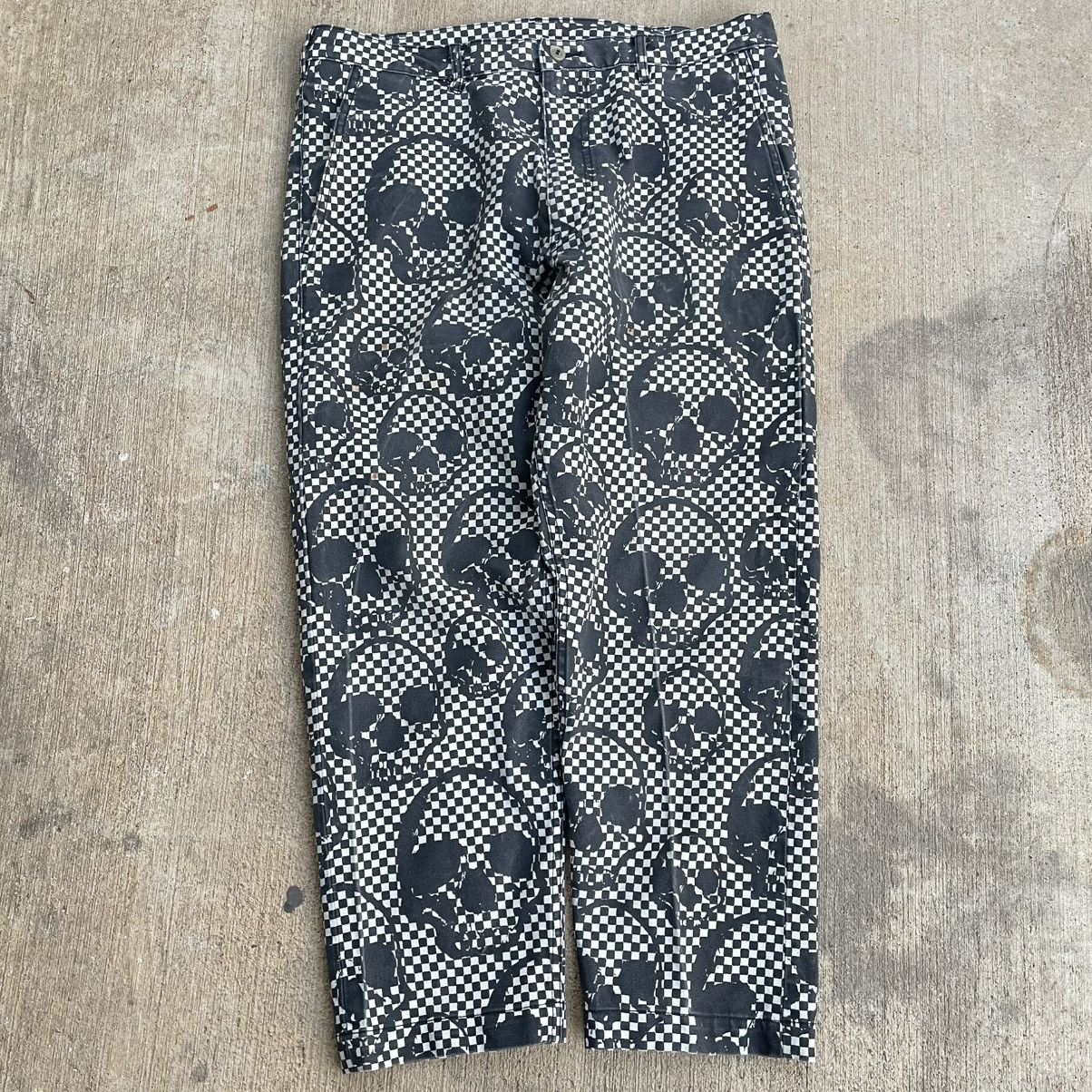 Comme des Garcons Homme Plus Comme Des Garcons Homme Plus SS11 Checkered Skull Pants L Size US 34 / EU 50 - 1 Thumbnail