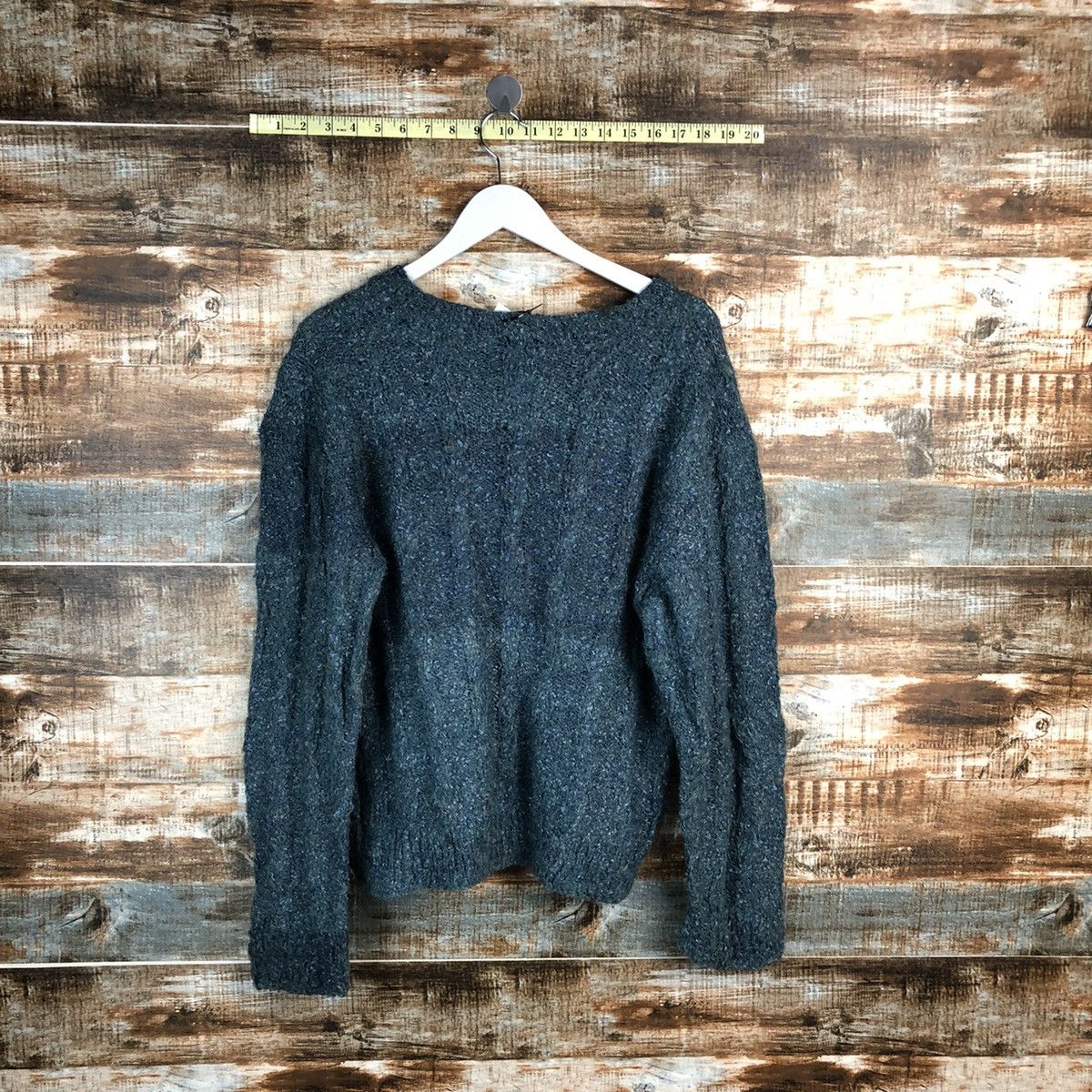 Homespun Knitwear × Japanese Brand Japan vintage 2 tone Green Knitwear #A1647 Size M / US 6-8 / IT 42-44 - 10 Thumbnail