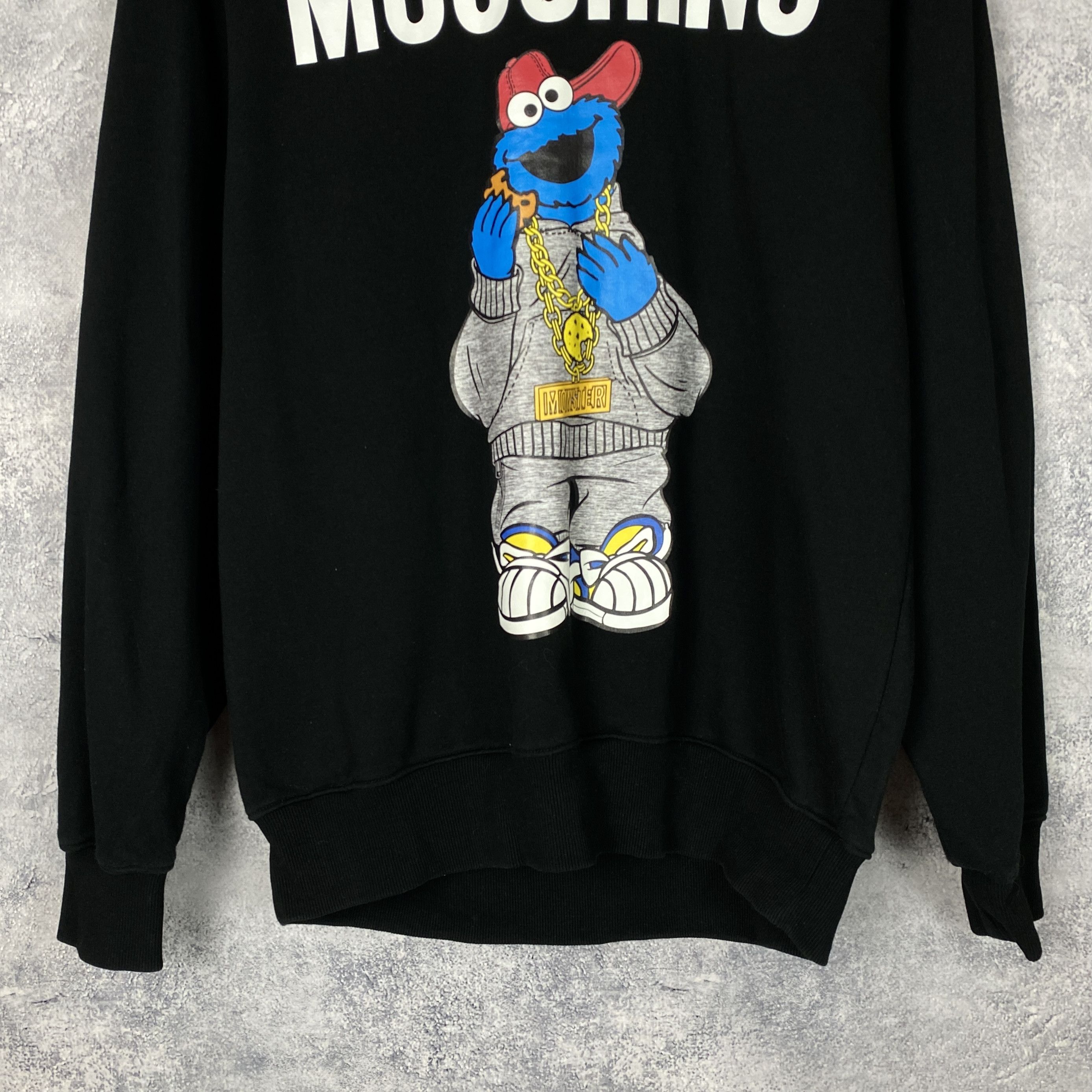 Moschino Moschino Couture Sesame Street Hoodie Men's Size USA 6 Size US L / EU 52-54 / 3 - 3 Thumbnail