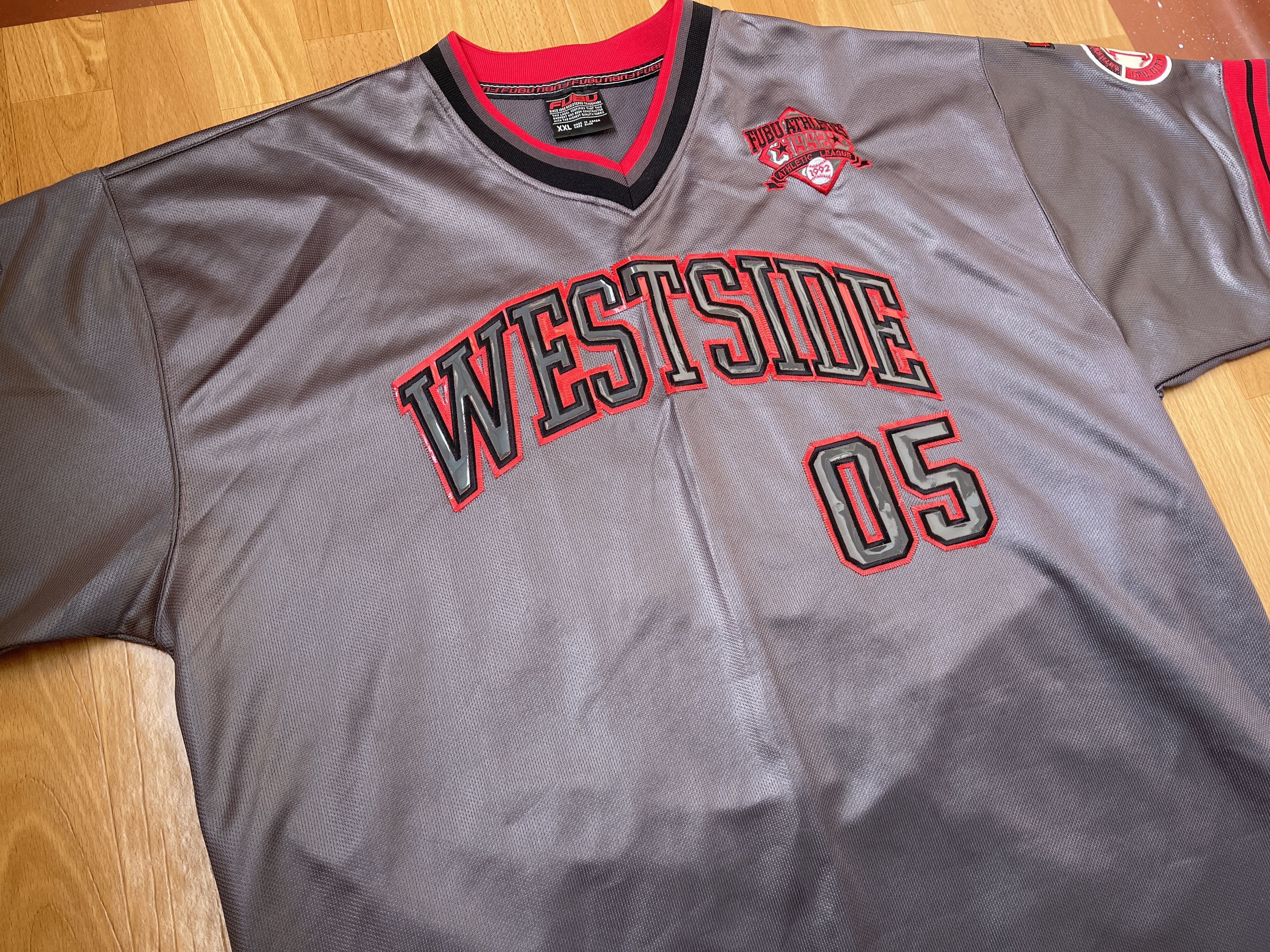 Fubu FUBU jersey vintage hip hop t-shirt WestSide City Series XXL Size US XXL / EU 58 / 5 - 5 Thumbnail