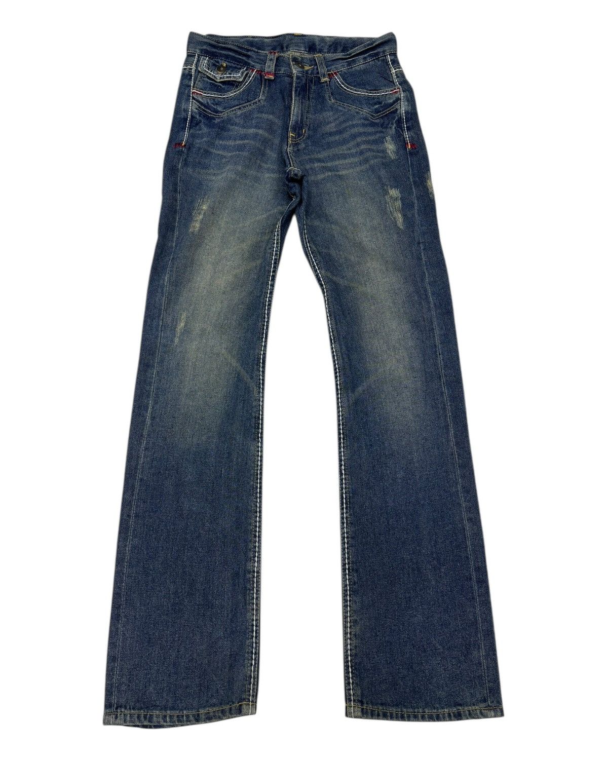 Kapital Authentic Jeans Big Stitch Bootcut Kapital Style Distressed Size US 29 - 7 Thumbnail