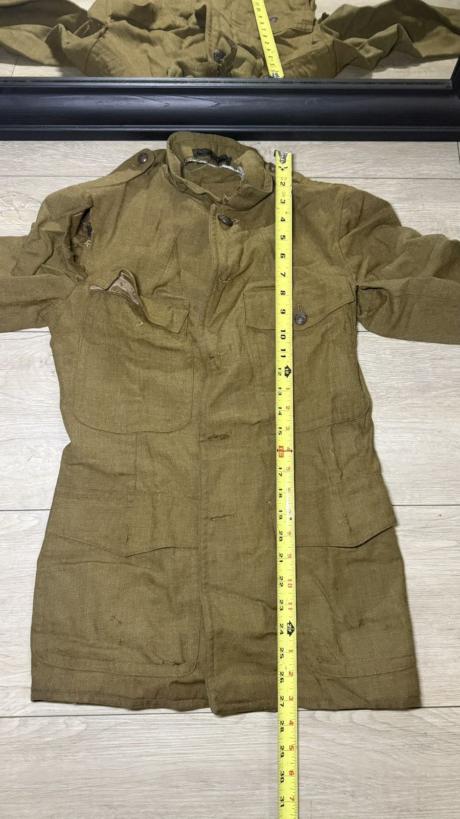 Other Antique World War 1 US Army M1917 Rough Cut Service Coat Size US M / EU 48-50 / 2 - 8 Thumbnail