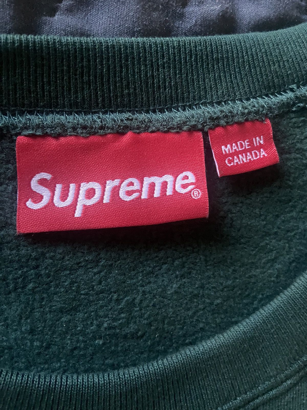 Supreme Box Logo Crewneck(FW22) Dark Pine