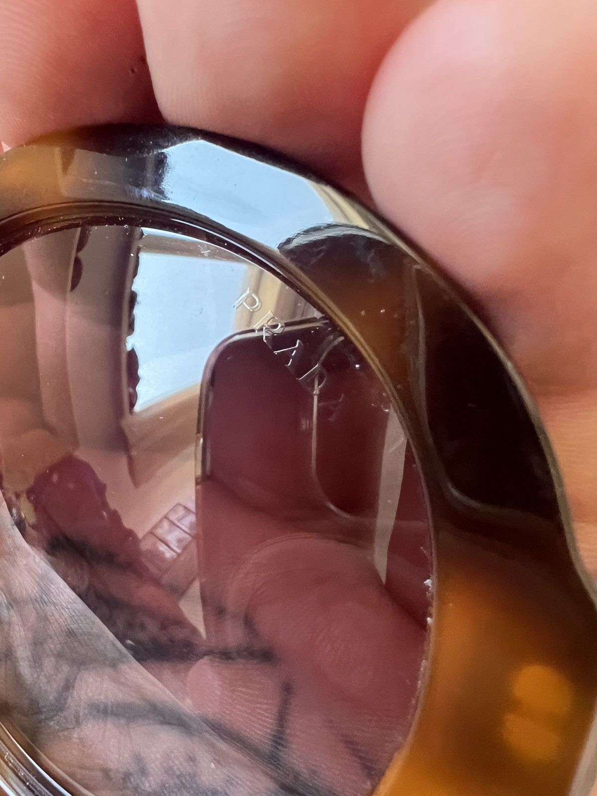 Prada Vintage Prada Havana Oversized Round Sunglasses Size ONE SIZE - 12 Thumbnail