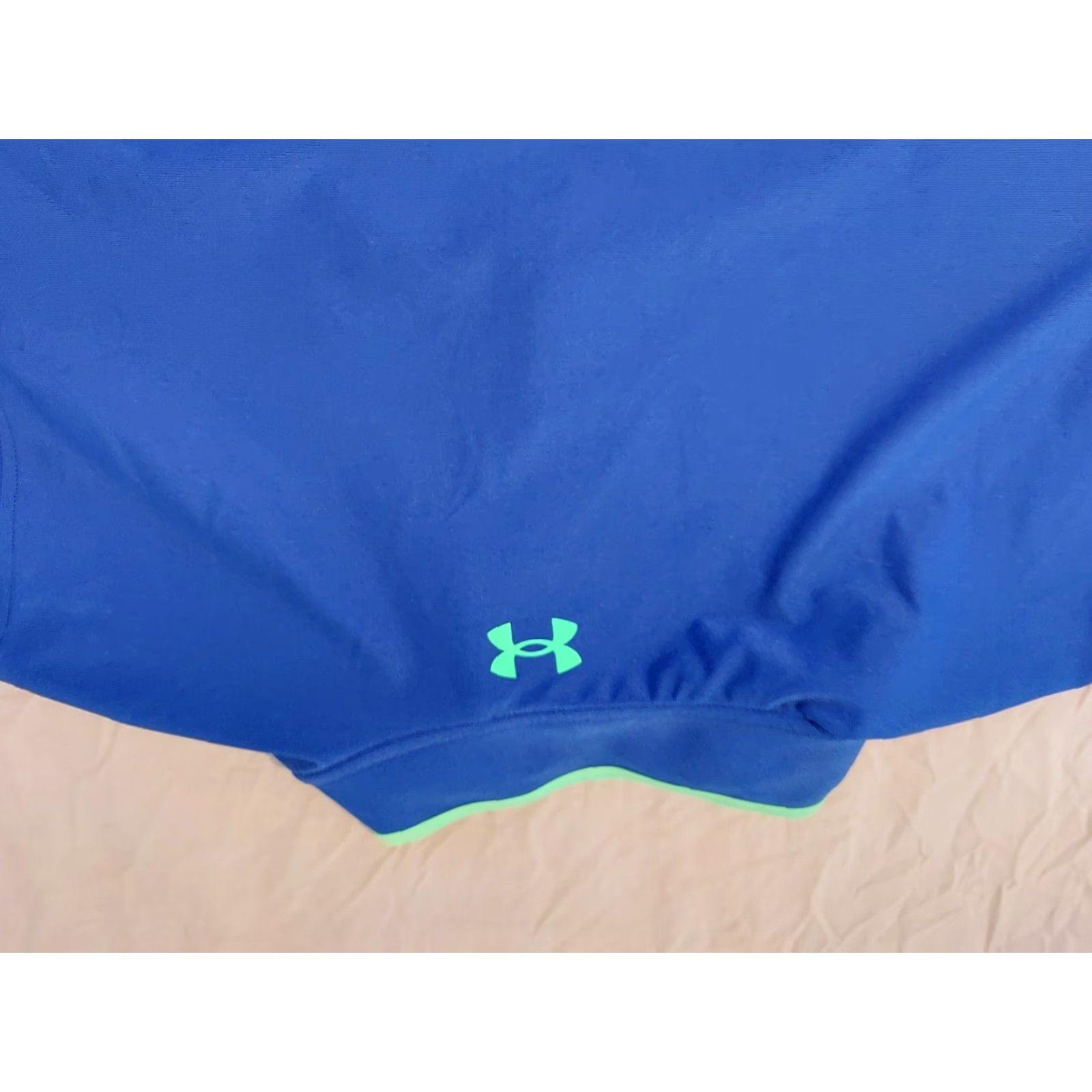 Under Armour Under Armour Shirt Long Sleeve 2XL Blue Zip Golf Mens Size US XXL / EU 58 / 5 - 6 Thumbnail