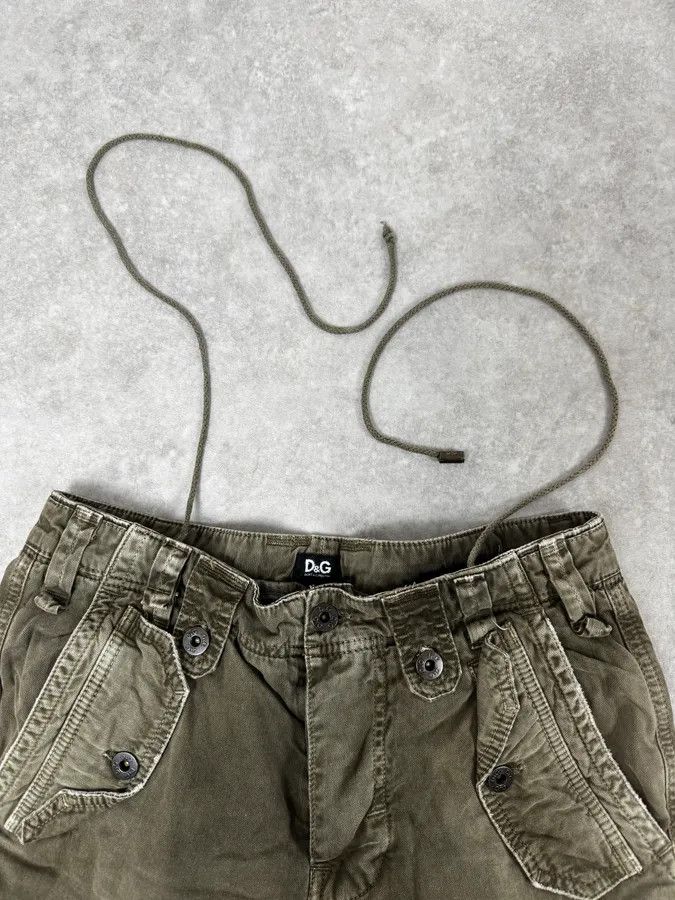 Dolce & Gabbana AW2004 Dolce & Gabbana Olive Green Multi Pockets Cargo Pants Size US 32 / EU 48 - 11 Thumbnail