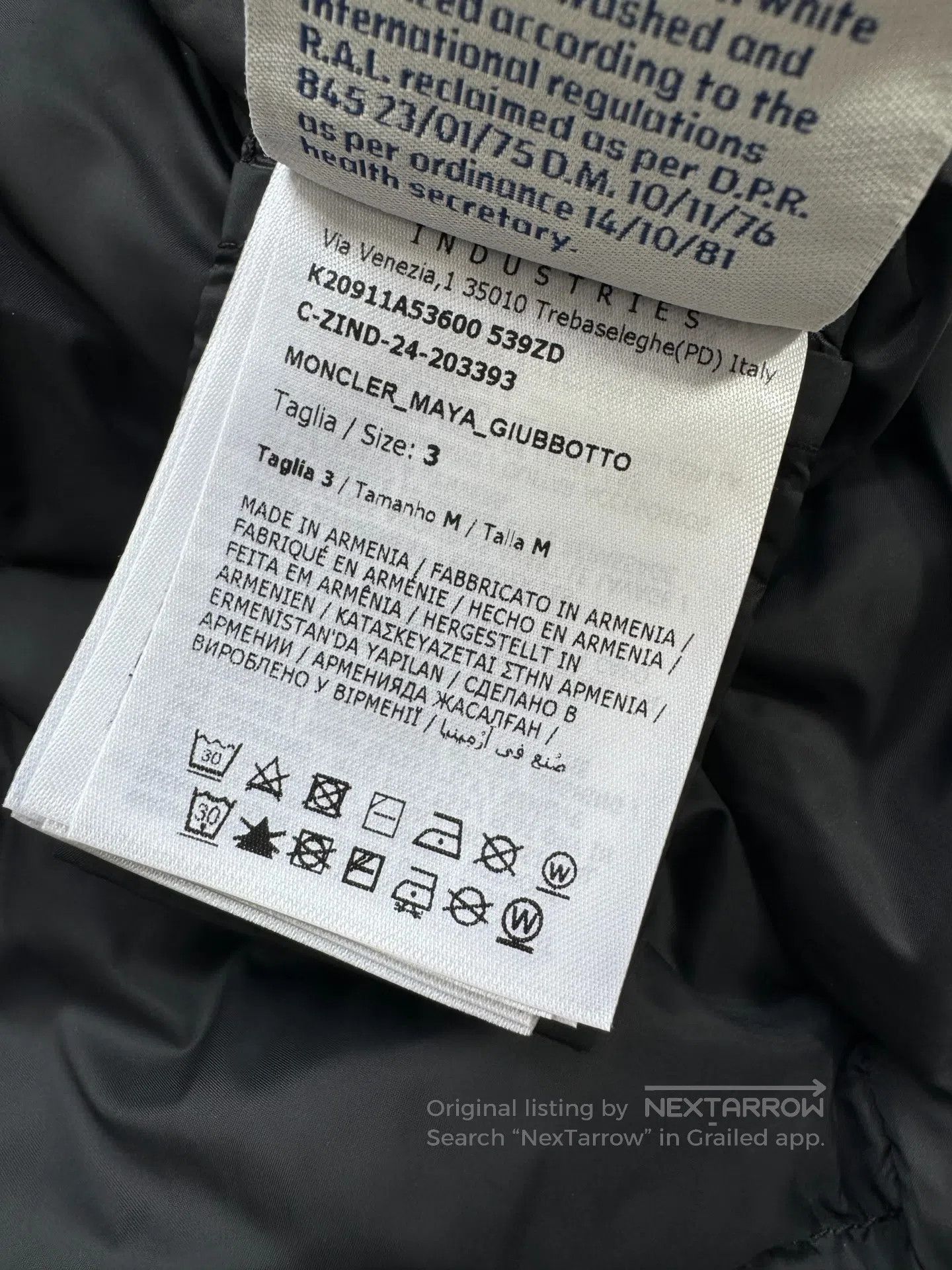 Moncler Moncler FW25 Black Matte MAYA Down Jacket| Size US L / EU 52-54 / 3 - 8 Thumbnail
