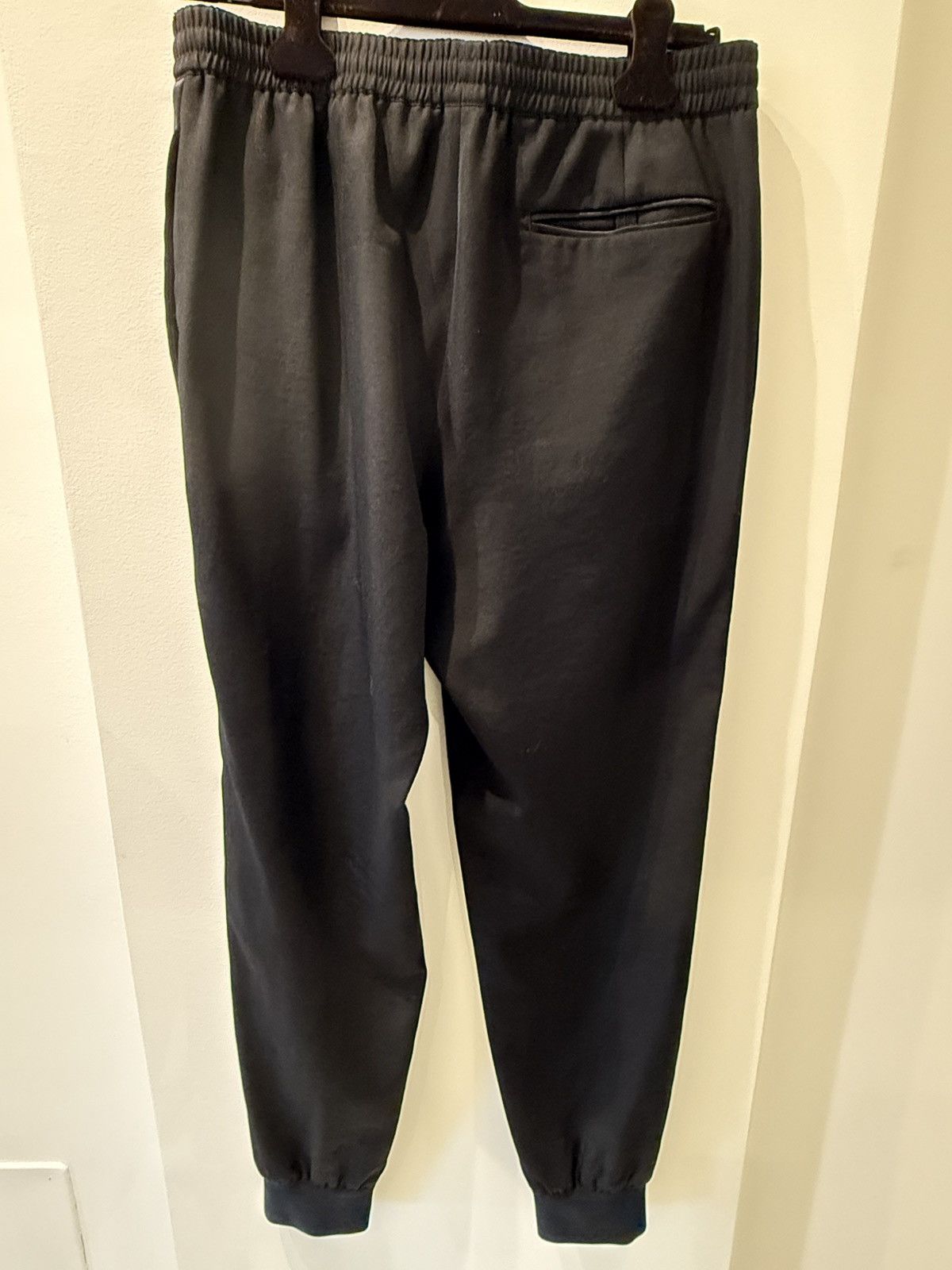 Hermes Hermès - Black Satin Stripe Tuxedo Jogger, size 42 Size US 30 / EU 46 - 4 Thumbnail