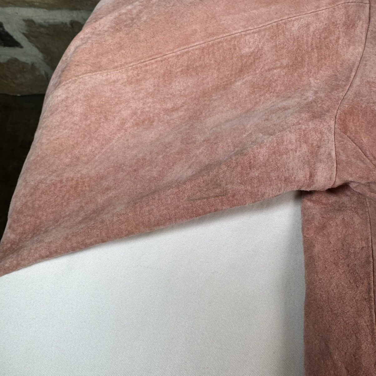 Vintage vtg 90s terry lewis pink suede jacket medium scallop trim Size M / US 6-8 / IT 42-44 - 7 Thumbnail