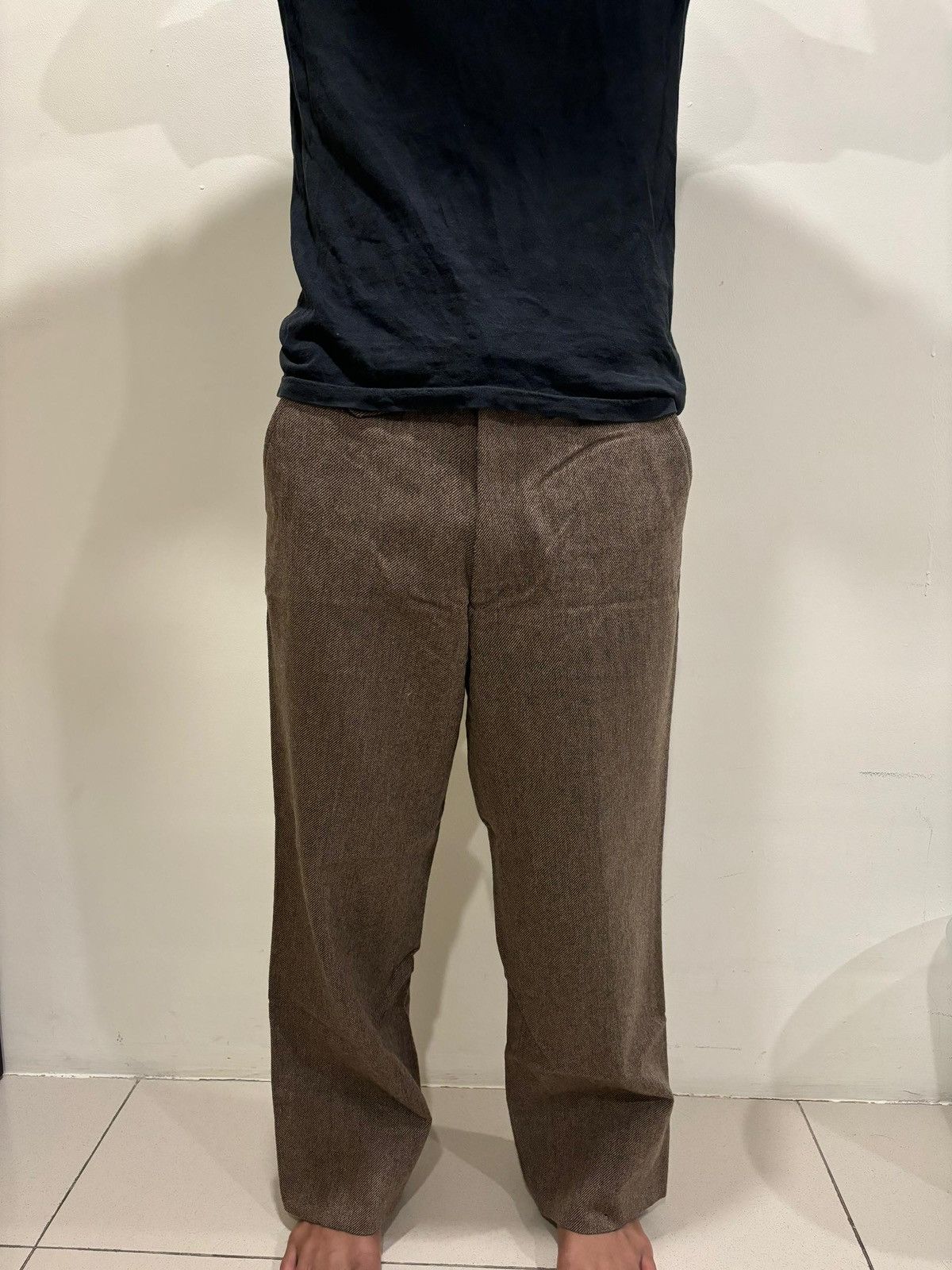 🔥NANAMICA THE NORTH FACE HERRINGBONE WOOL TROUSERS PANTS