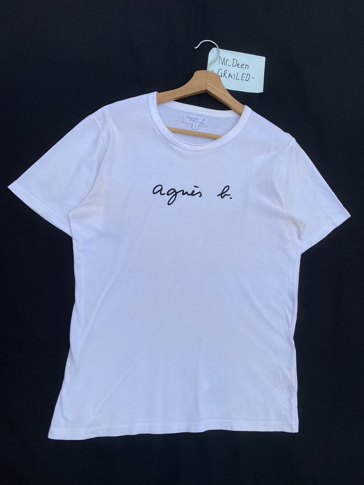 agnes b. Rare Agnes b. Spellout Tshirt Size US S / EU 44-46 / 1 - 3 Thumbnail