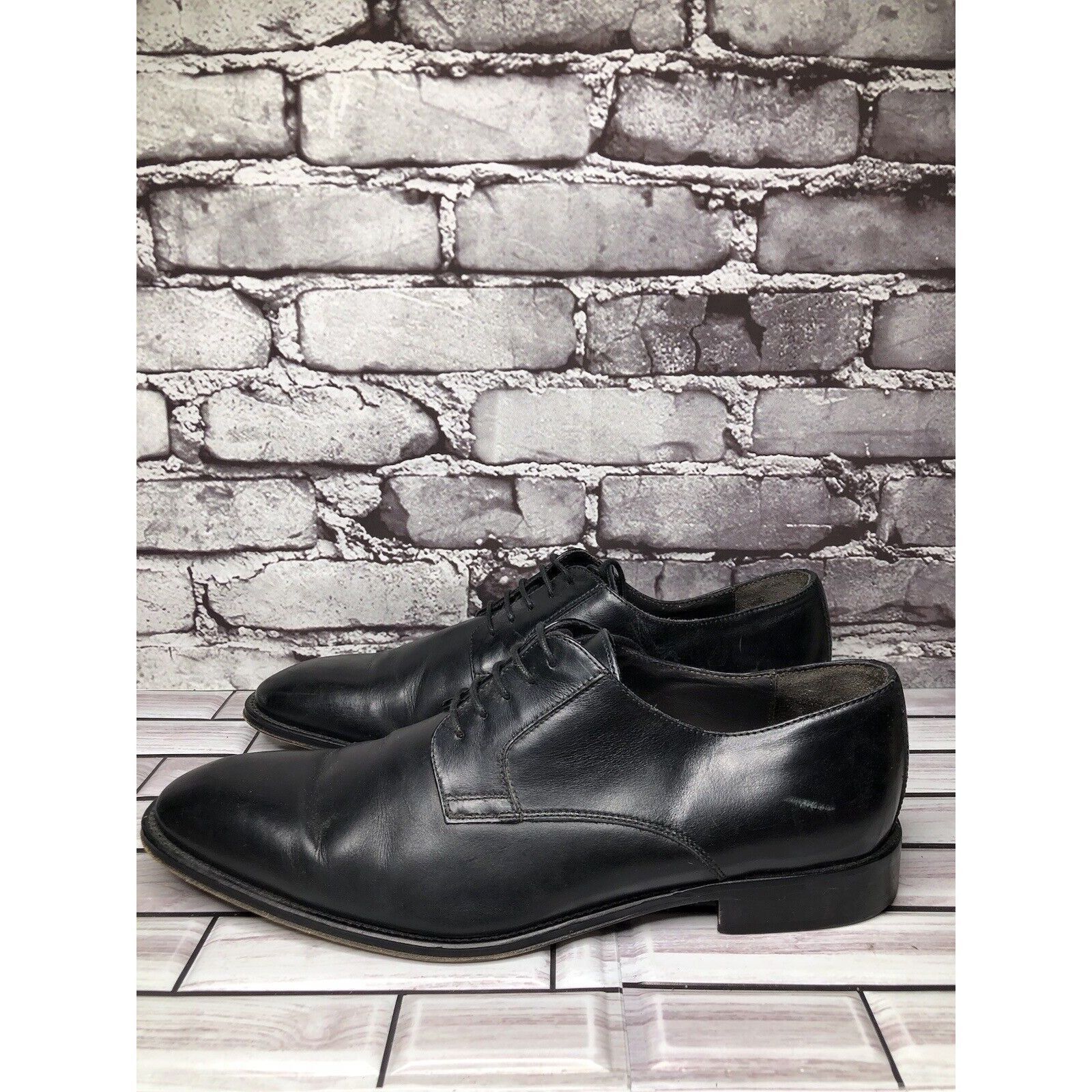 To Boot New York To Boot New York NUOVO Black Leather Lace Up Dress Oxfords M Size US 11 / EU 44 - 4 Thumbnail