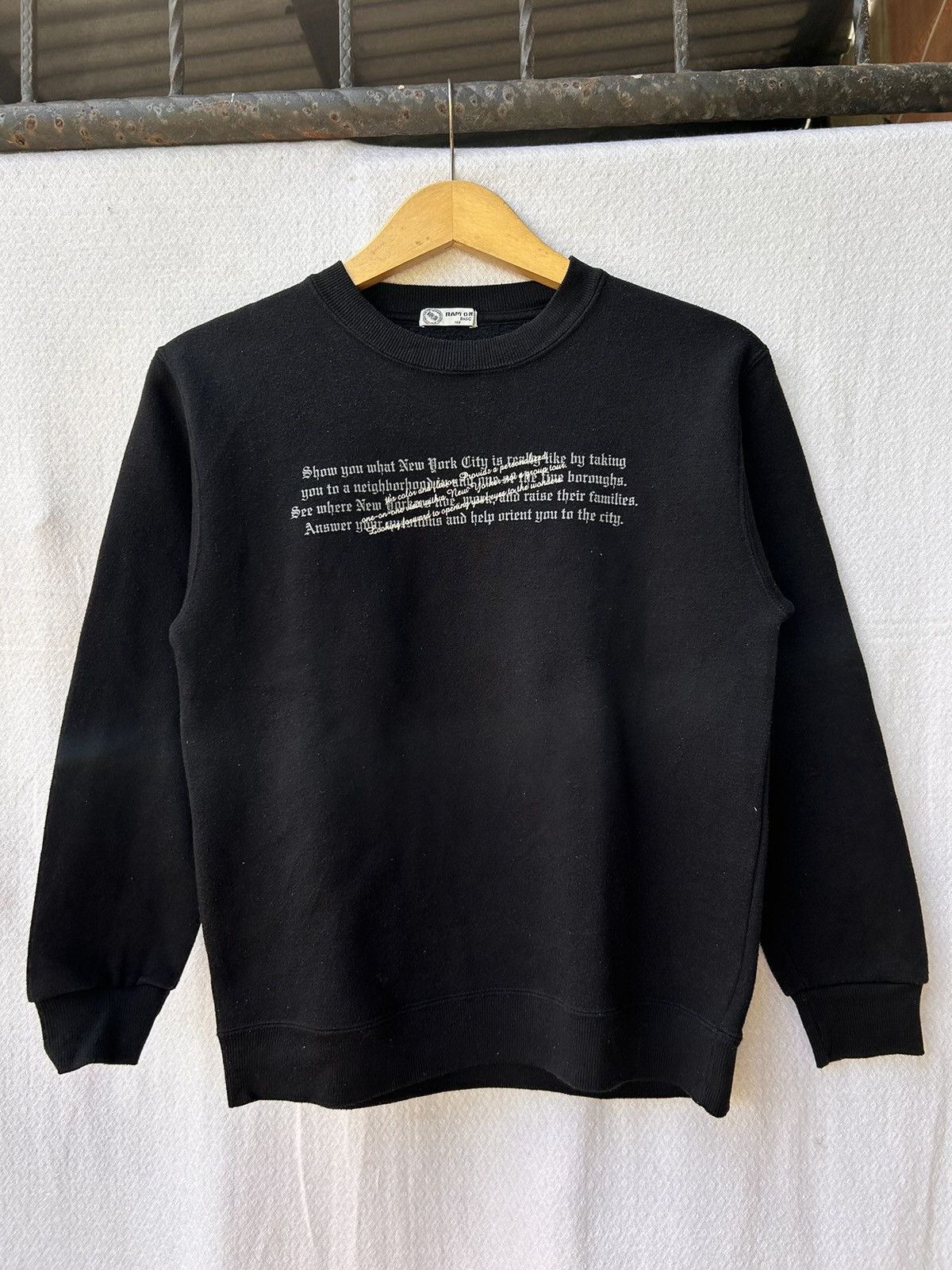 14th Addiction × KMRii × Yasuyuki Ishii Ramon japanese style poem skull sweatshirt Size US S / EU 44-46 / 1 - 3 Thumbnail