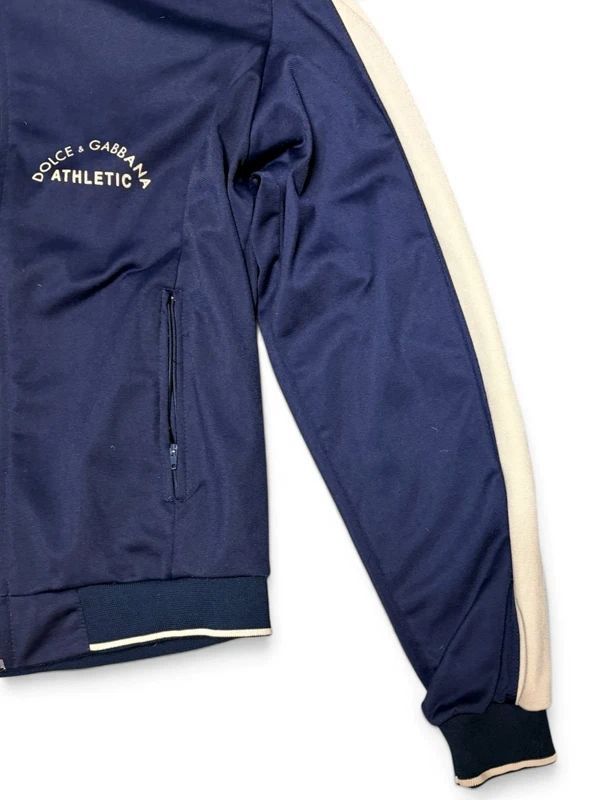 Dolce & Gabbana Vintage Dolce & Gabbana Athletic Track Jacket, Navy Size US M / EU 48-50 / 2 - 5 Thumbnail