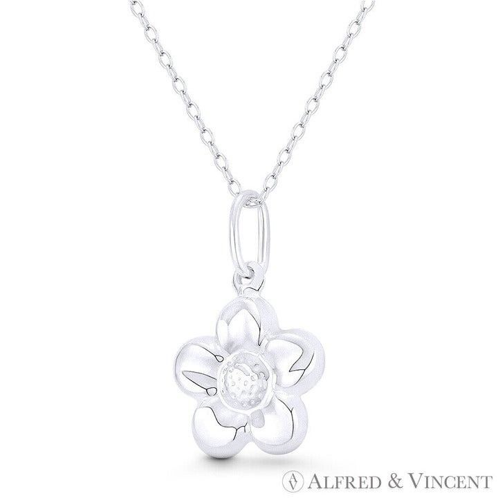 Other 5-Petal Daisy Flower Charm Reversible 3D Pendant Size ONE SIZE - 1 Preview
