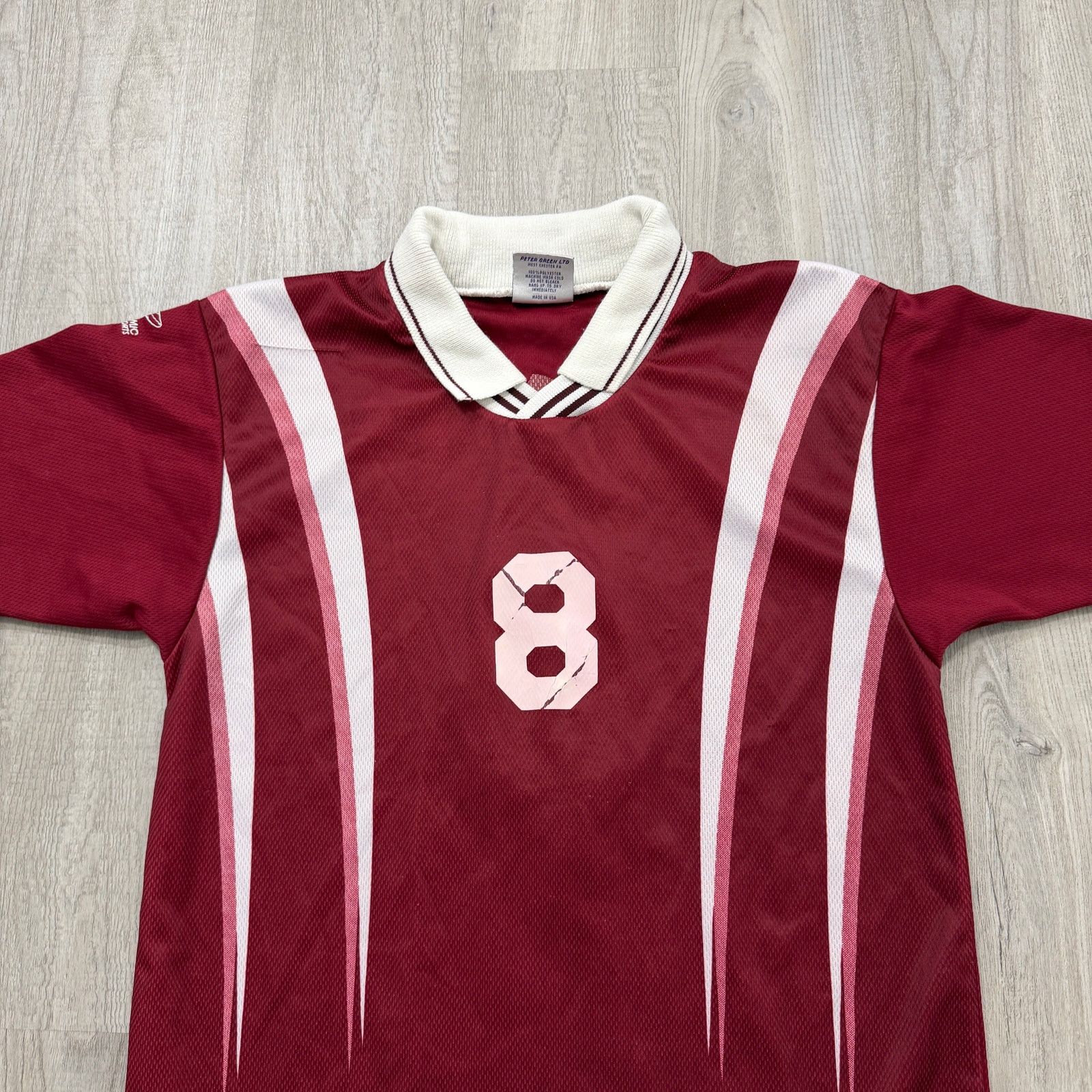Vintage Vintage Dynamic Soccer Collared Jersey Small Red 90s Futbol Size US S / EU 44-46 / 1 - 2 Thumbnail