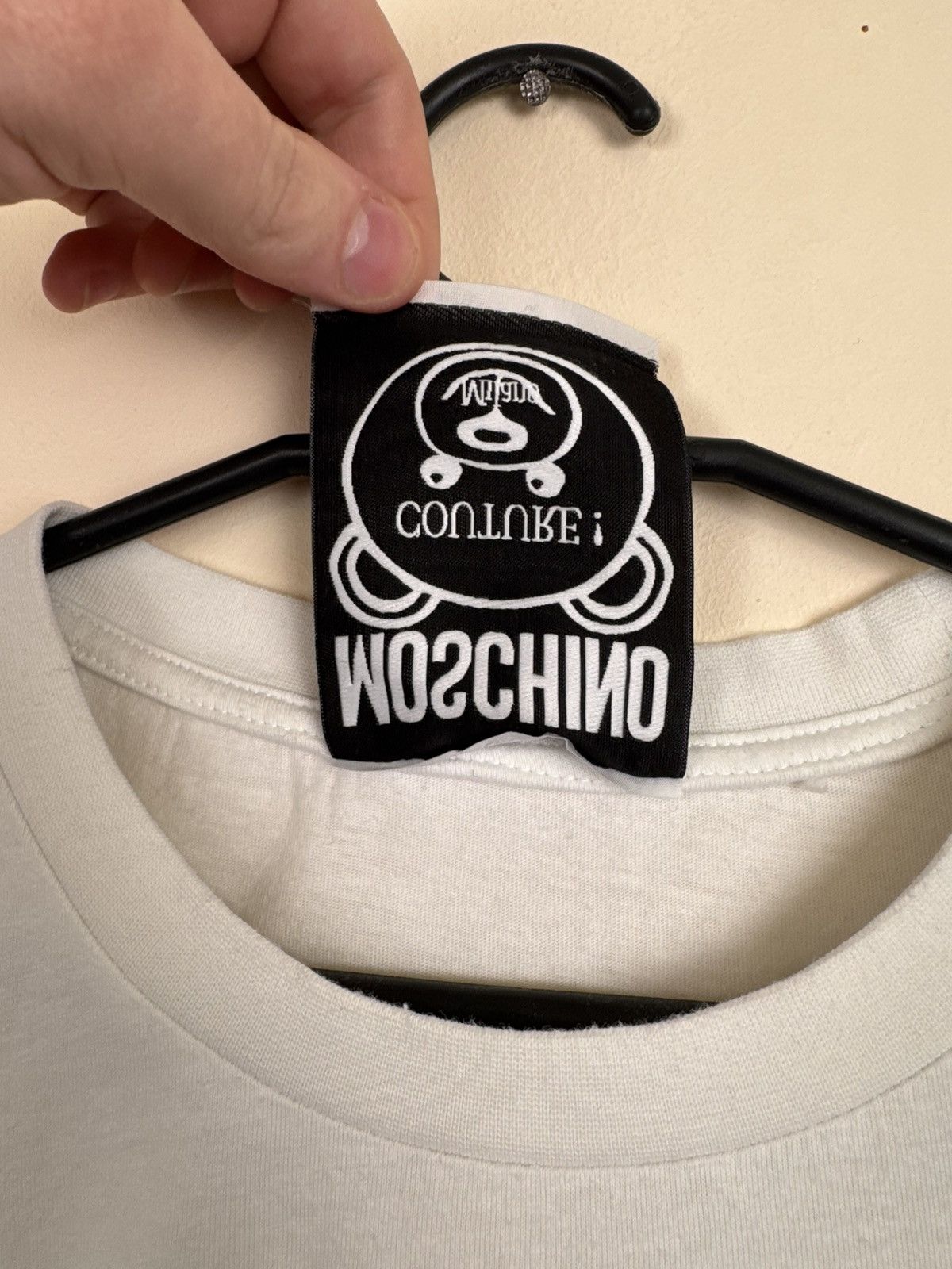 Moschino Moschino T shirt Teddy Bear Hardy White Mens Luxury Hype Size US XXL / EU 58 / 5 - 16 Thumbnail