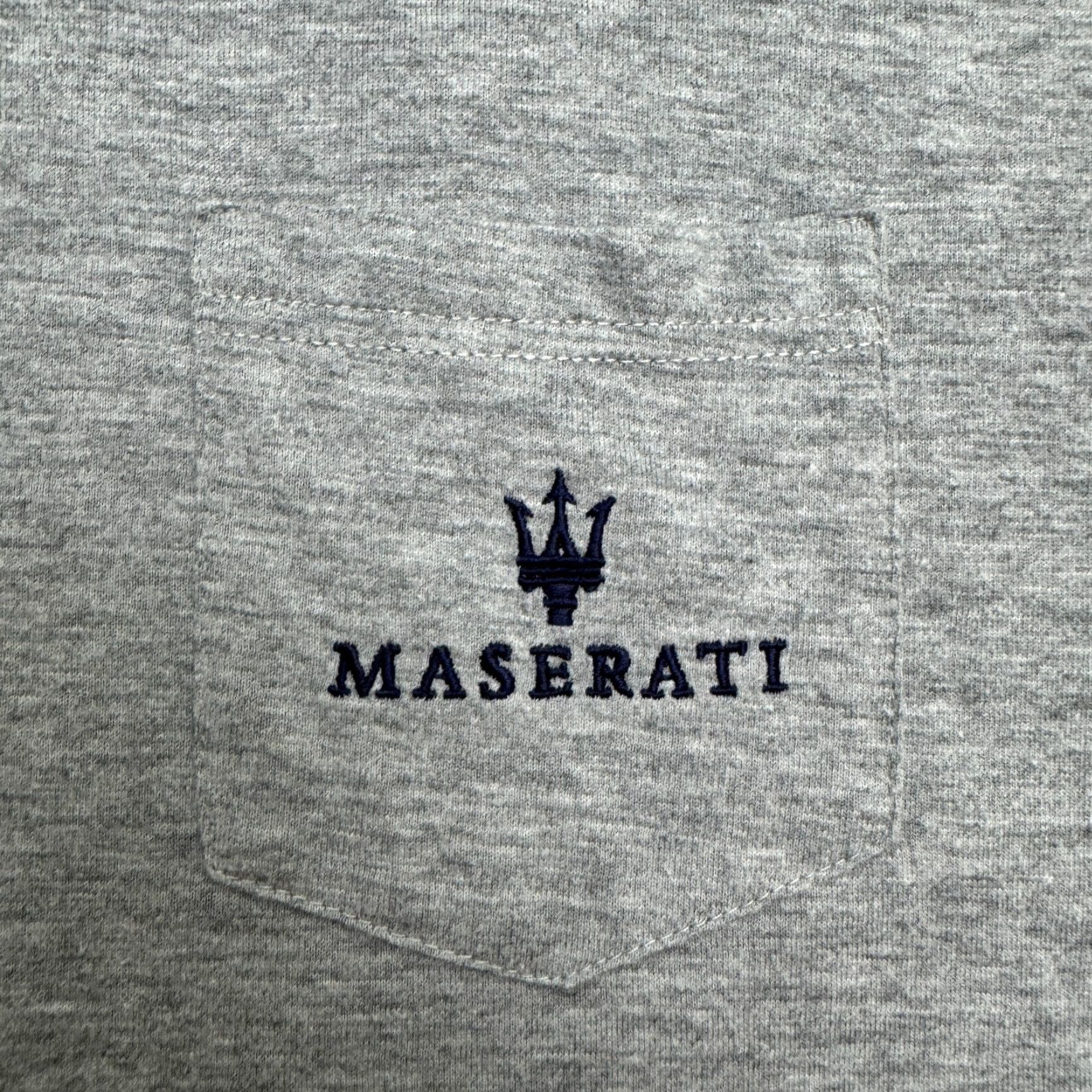 Maserati Maserati T-Shirt Crew Neck Mens 3XL Gray Short Sleeve Pocket Tee Shirt Size US XXL / EU 58 / 5 - 3 Thumbnail