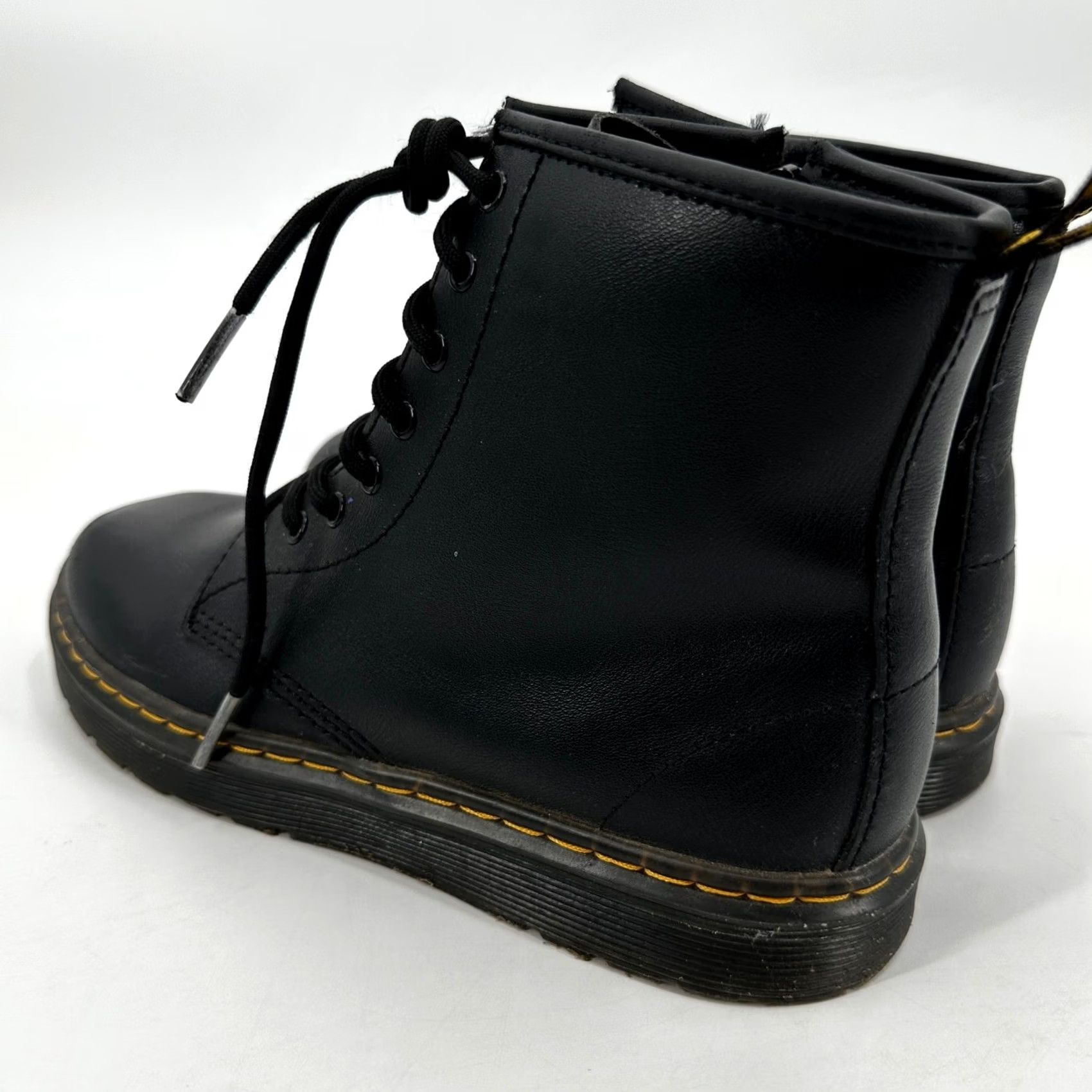 Dr. Martens VINTAGE Dr. Martens Newton Black Leather Side Zip Combat Boots Men 4 Women 5 Moto Grunge Size US 5 / IT 35 - 3 Thumbnail