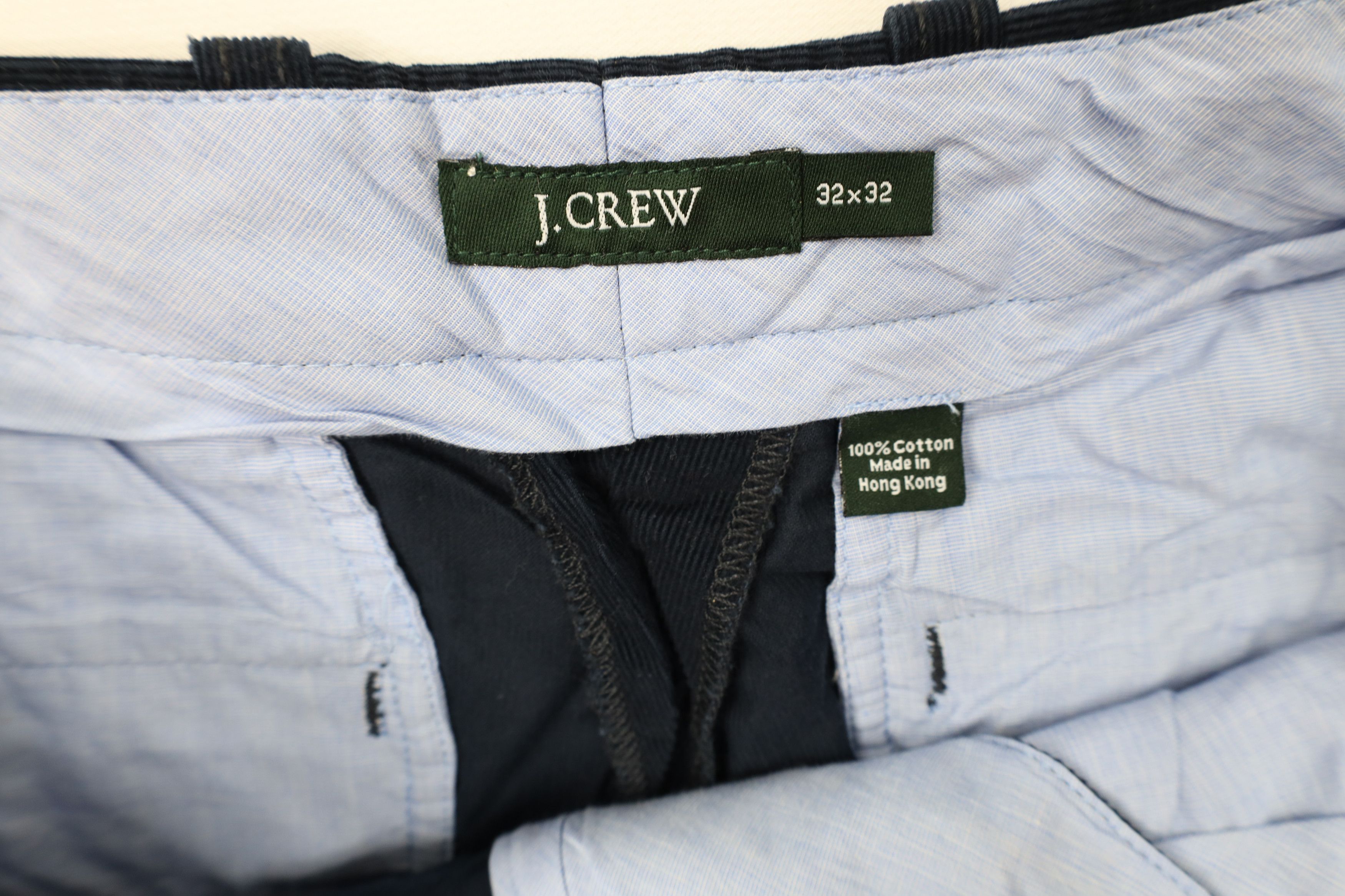 J.Crew Vintage Y2K 2005 J Crew Wide Leg Corduroy Chino Pants Blue Size US 32 / EU 48 - 7 Thumbnail