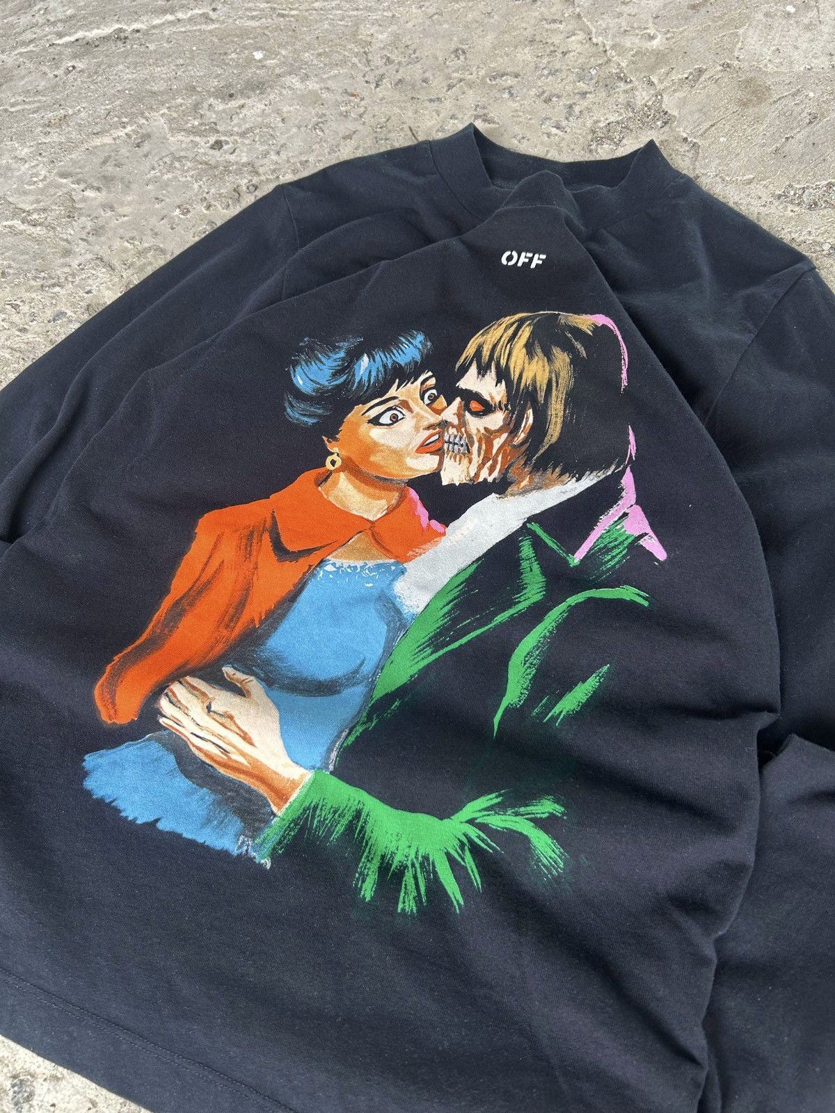 Off-White Off-White “Vampire Kiss” Impressionism Arrows LongSleeve Size US S / EU 44-46 / 1 - 5 Thumbnail