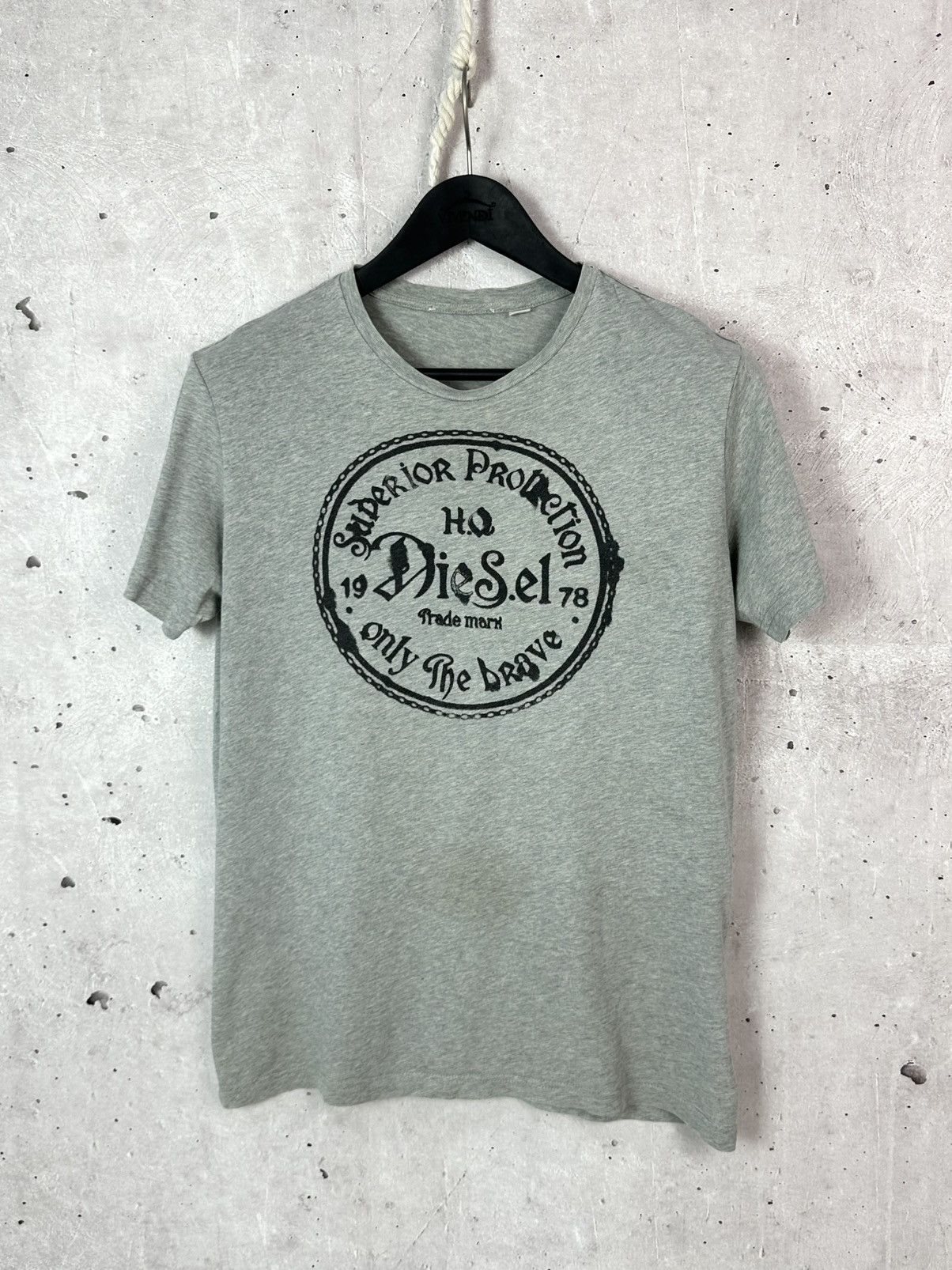 Diesel Vintage Diesel Grey Printed T-shirt Size US M / EU 48-50 / 2 - 1 Thumbnail
