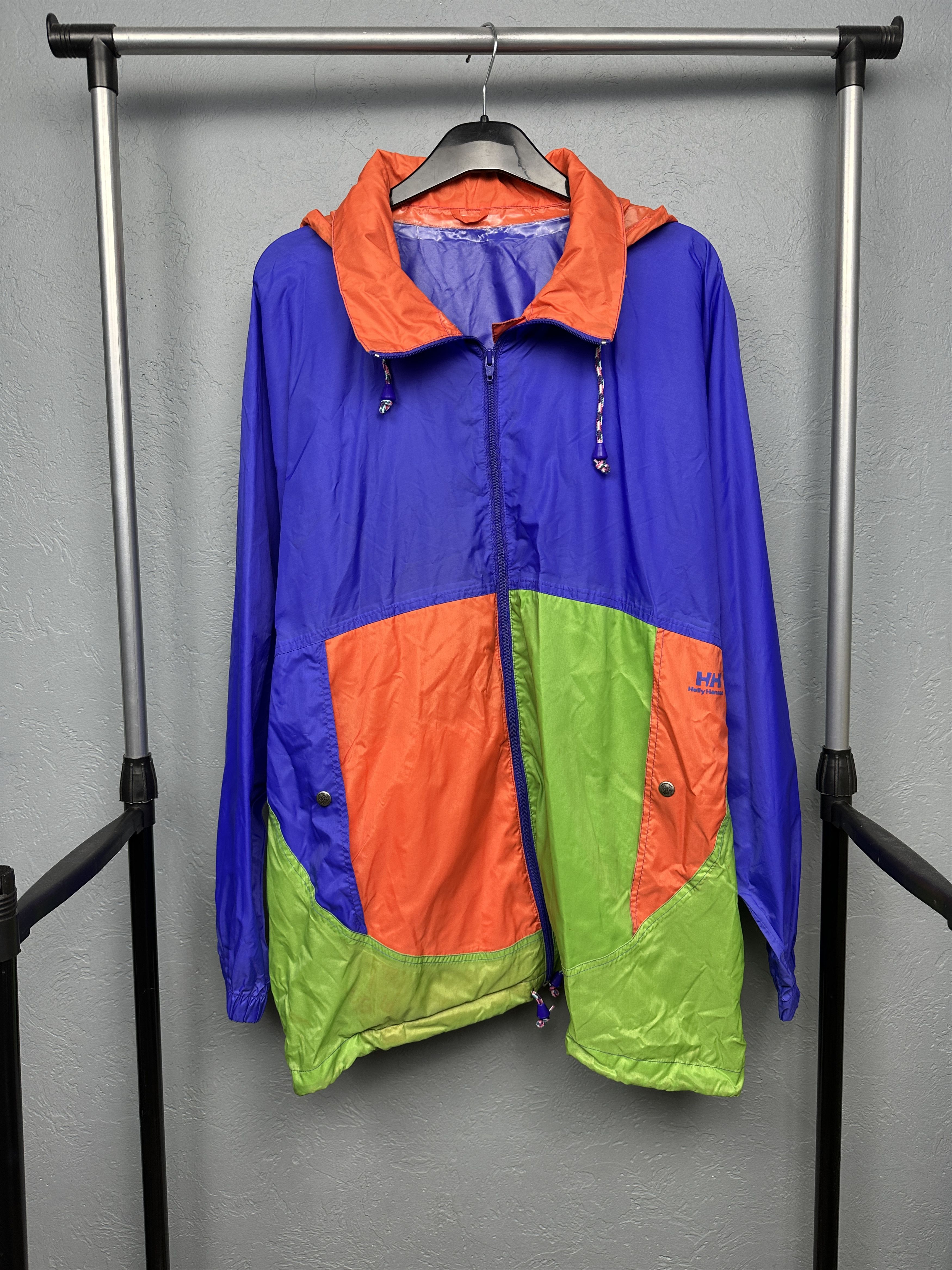 Helly Hansen × Vintage Helly Hansen Vintage Mens Windbreaker Jacket Size US L / EU 52-54 / 3 - 1 Thumbnail