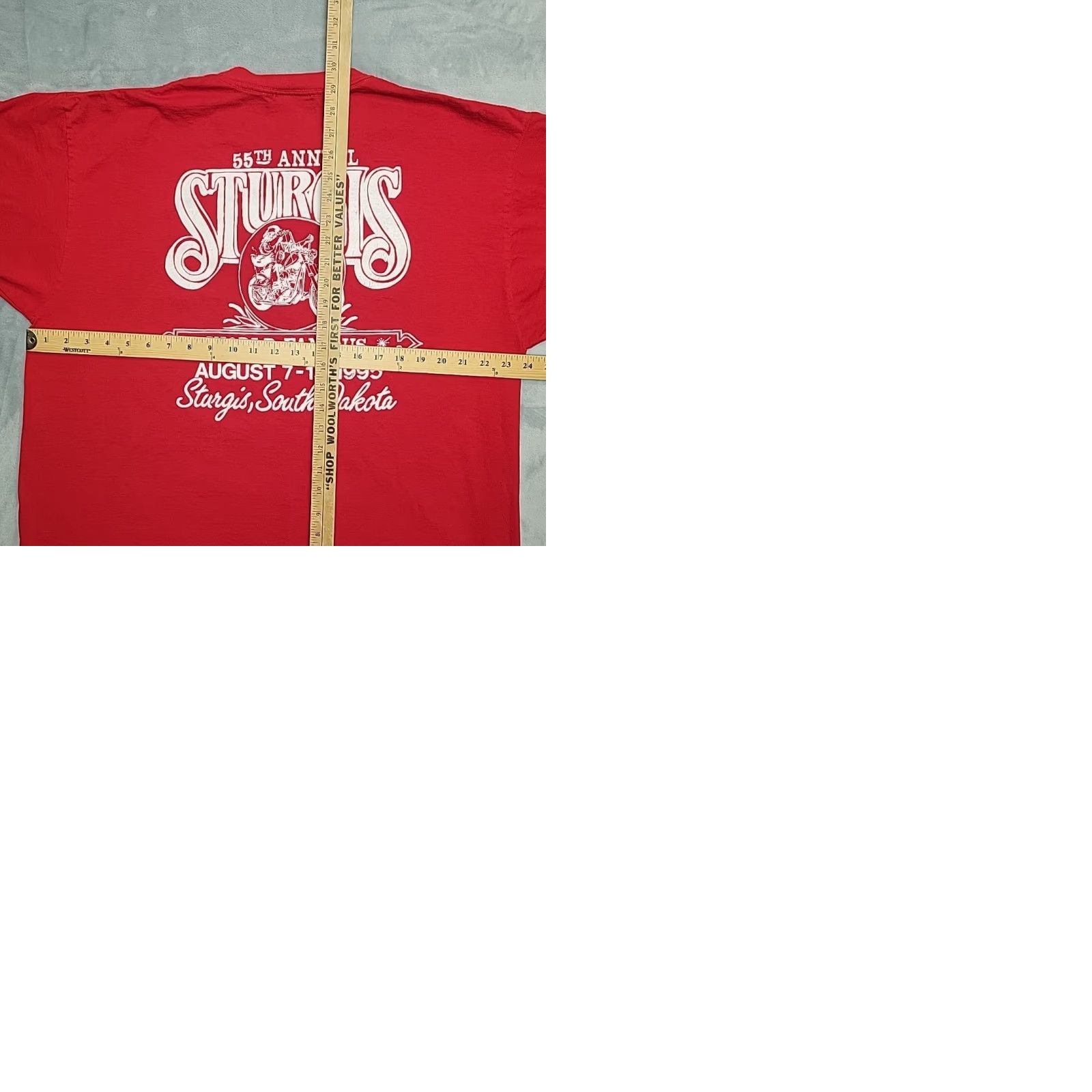 Vintage VINTAGE Sturgis Shirt Mens XL Red 1995 55Th Biker Rally South Dakota Made in USA Shirt Mens XL Red 1995 55Th Biker Rally South Dakota Made in USA Size US XL / EU 56 / 4 - 9 Thumbnail