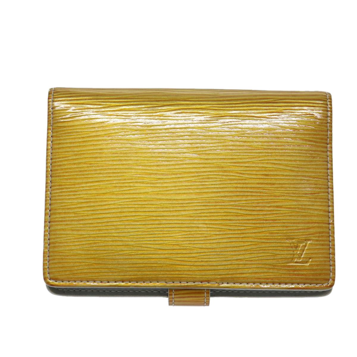 Louis Vuitton Agenda Pm Yellow Leather Wallet (Pre-Owned) Size ONE SIZE - 1 Thumbnail