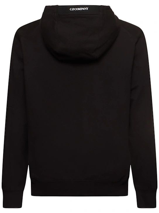 C.P. Company o1lsvrm0425 Raised Fleece Hooded Sweatshirt in Black Size US XL / EU 56 / 4 - 2 Thumbnail