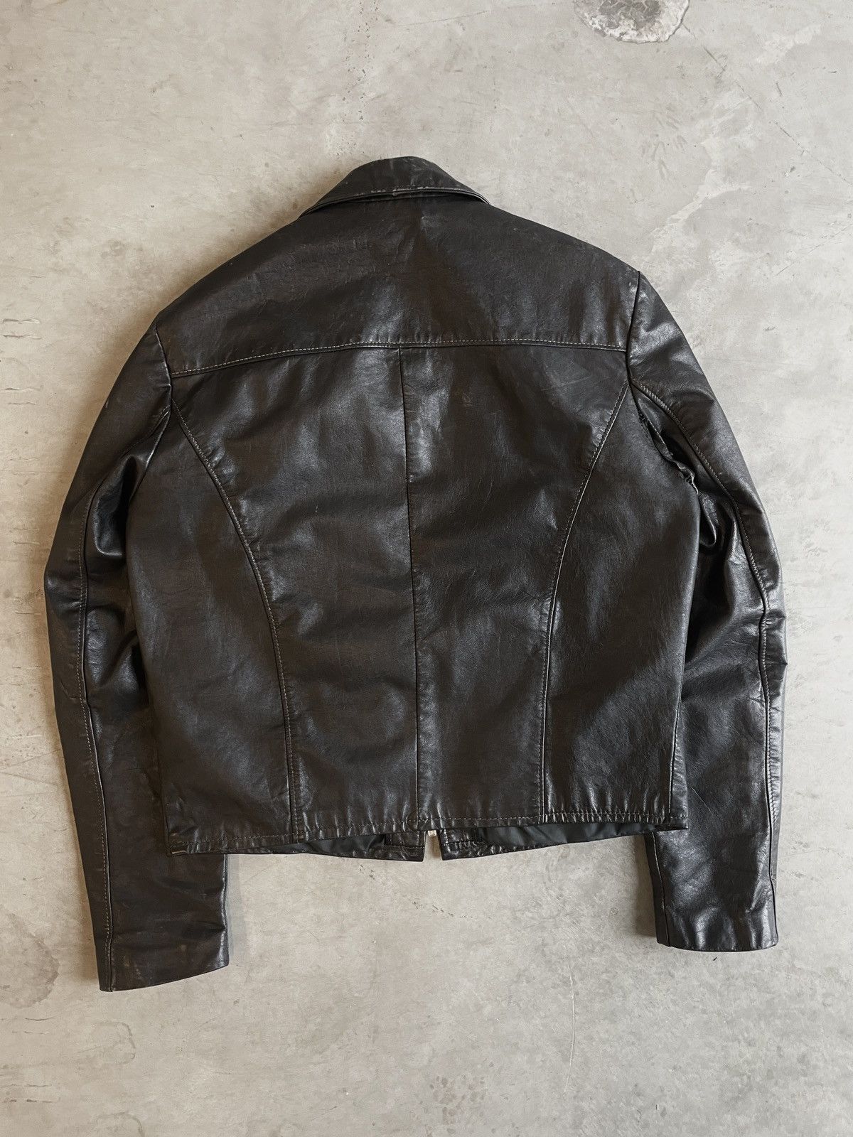 Vintage Vintage Slim Leather Jacket Size US M / EU 48-50 / 2 - 4 Thumbnail