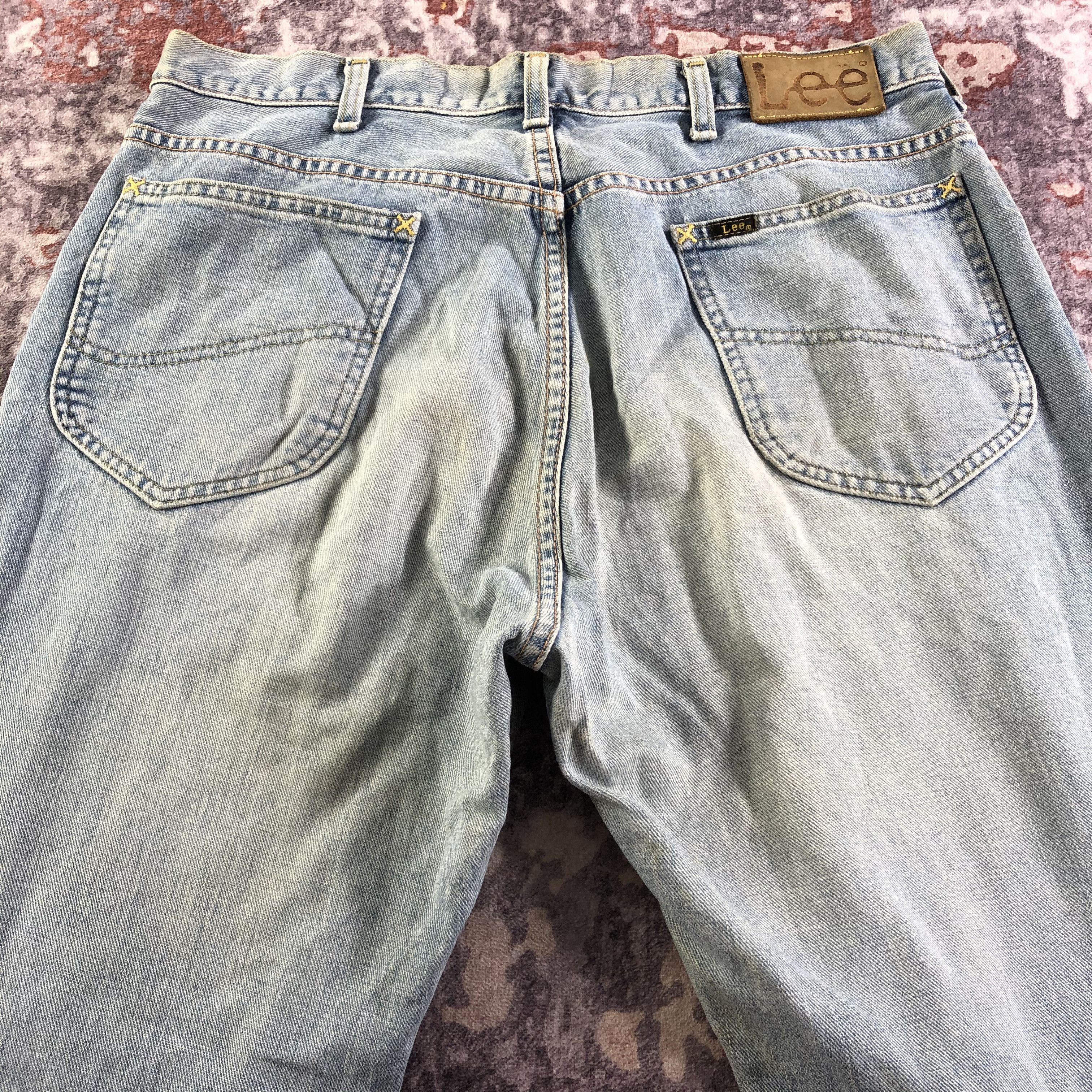 Lee Vintage Light Wash Lee Selvedge Jeans-JM3670 Size US 35 - 4 Thumbnail