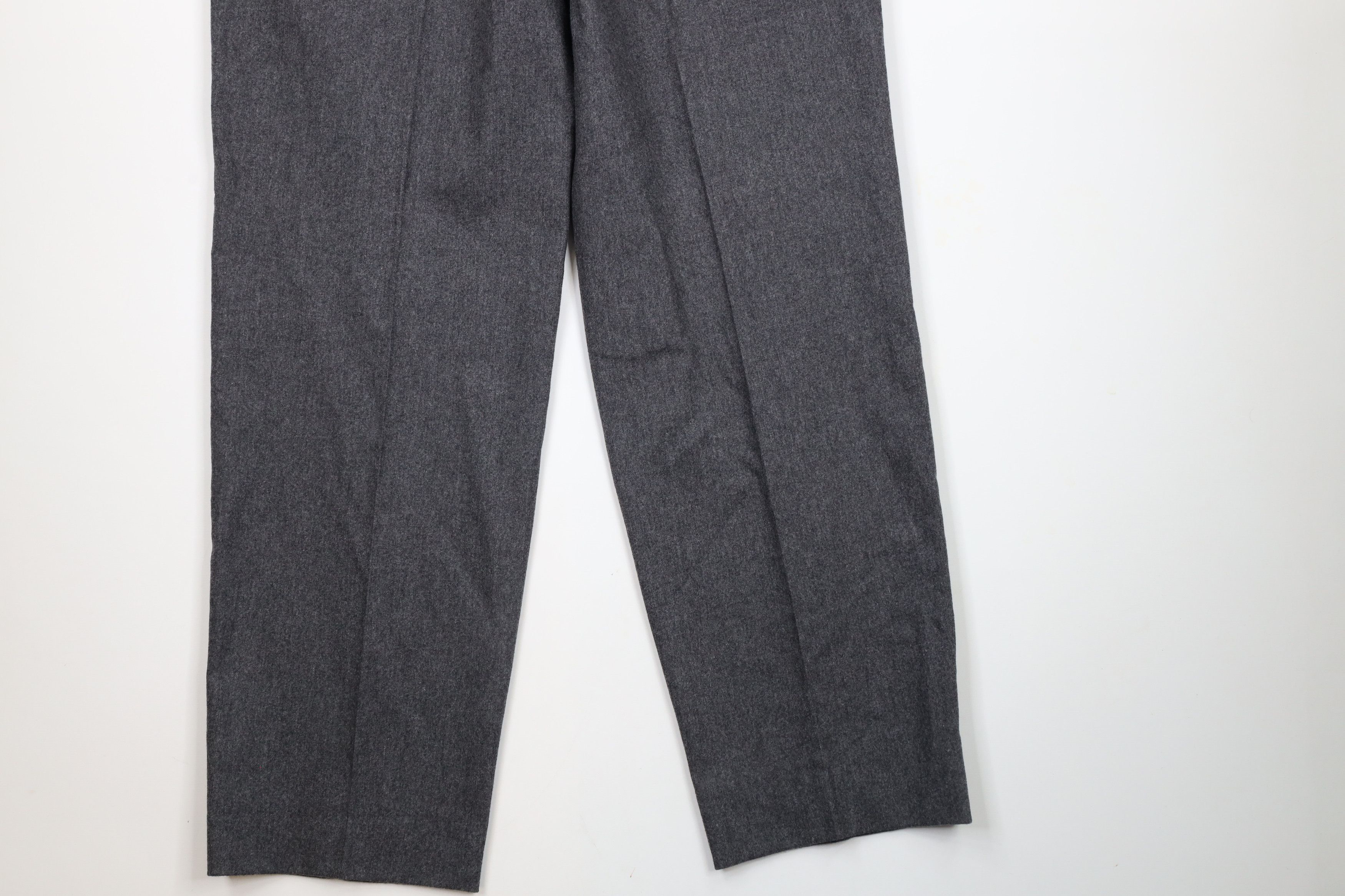 Hugo Boss × Vintage Vintage 80s 90s Hugo Boss Pleated Wide Leg Pants Gray Size US 36 / EU 52 - 12 Thumbnail