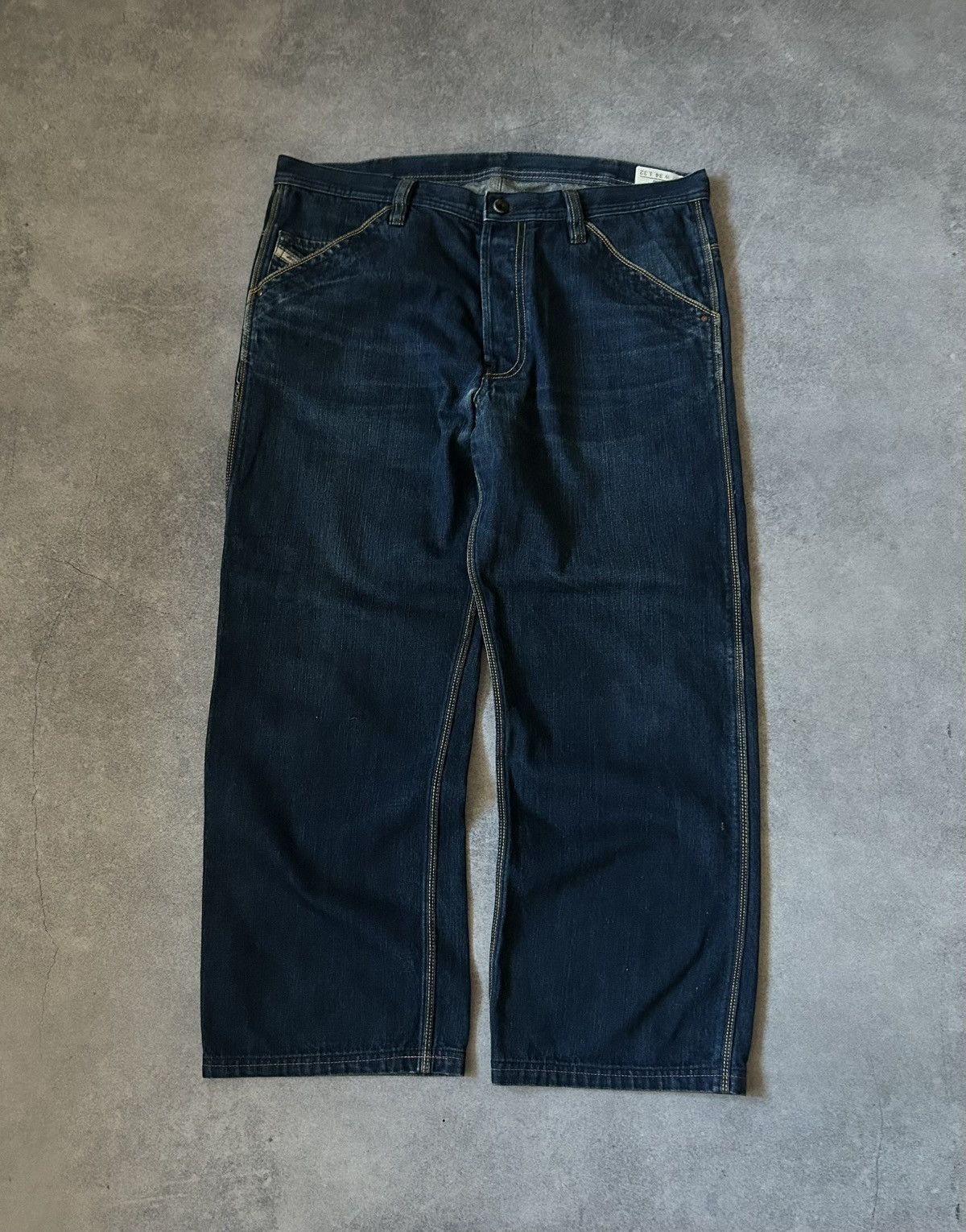 Diesel × Vintage Vintage Diesel Zulow baggy work jeans mens y2k rare Size US 32 / EU 48 - 2 Thumbnail