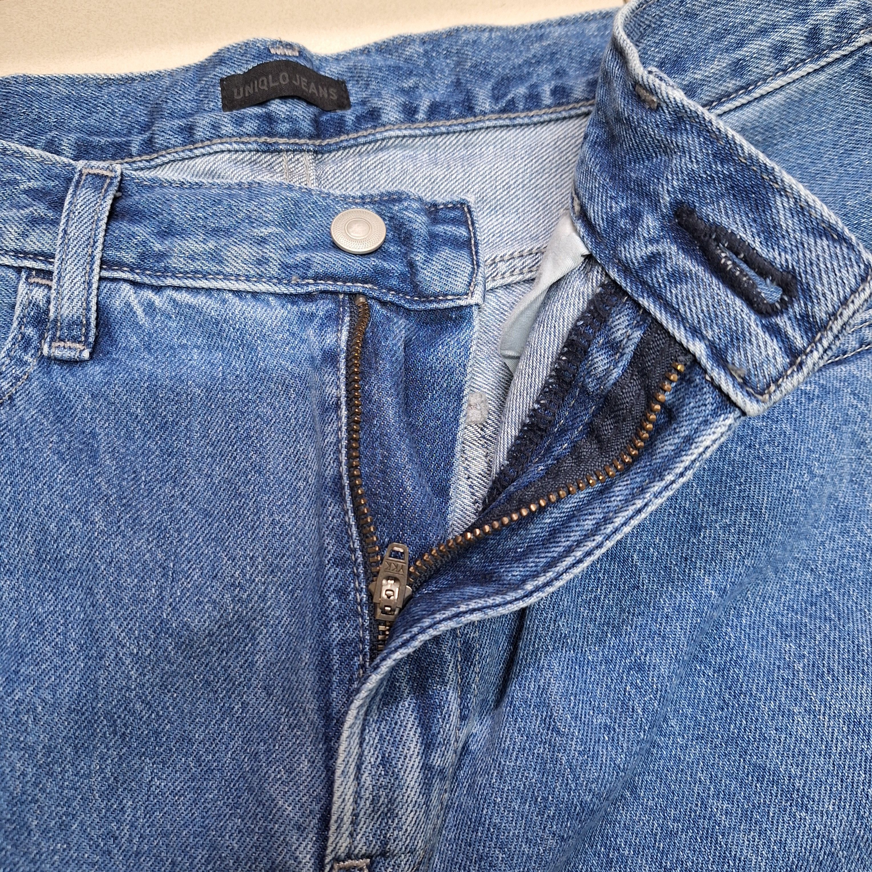 Uniqlo Uniqlo Wide/Baggy Jeans Size US 31 - 4 Thumbnail