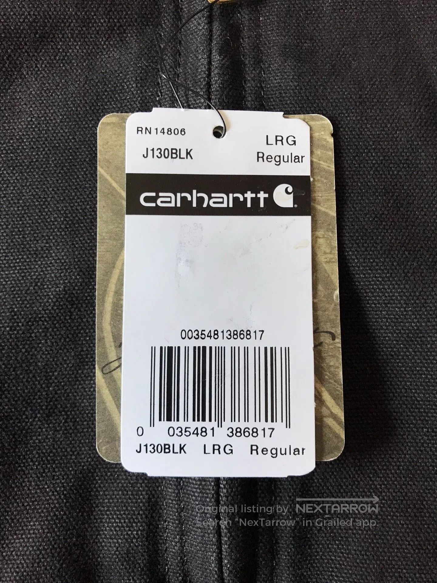 Carhartt Carhartt J130 Hooded Canvas Jacket. Size US L / EU 52-54 / 3 - 8 Thumbnail