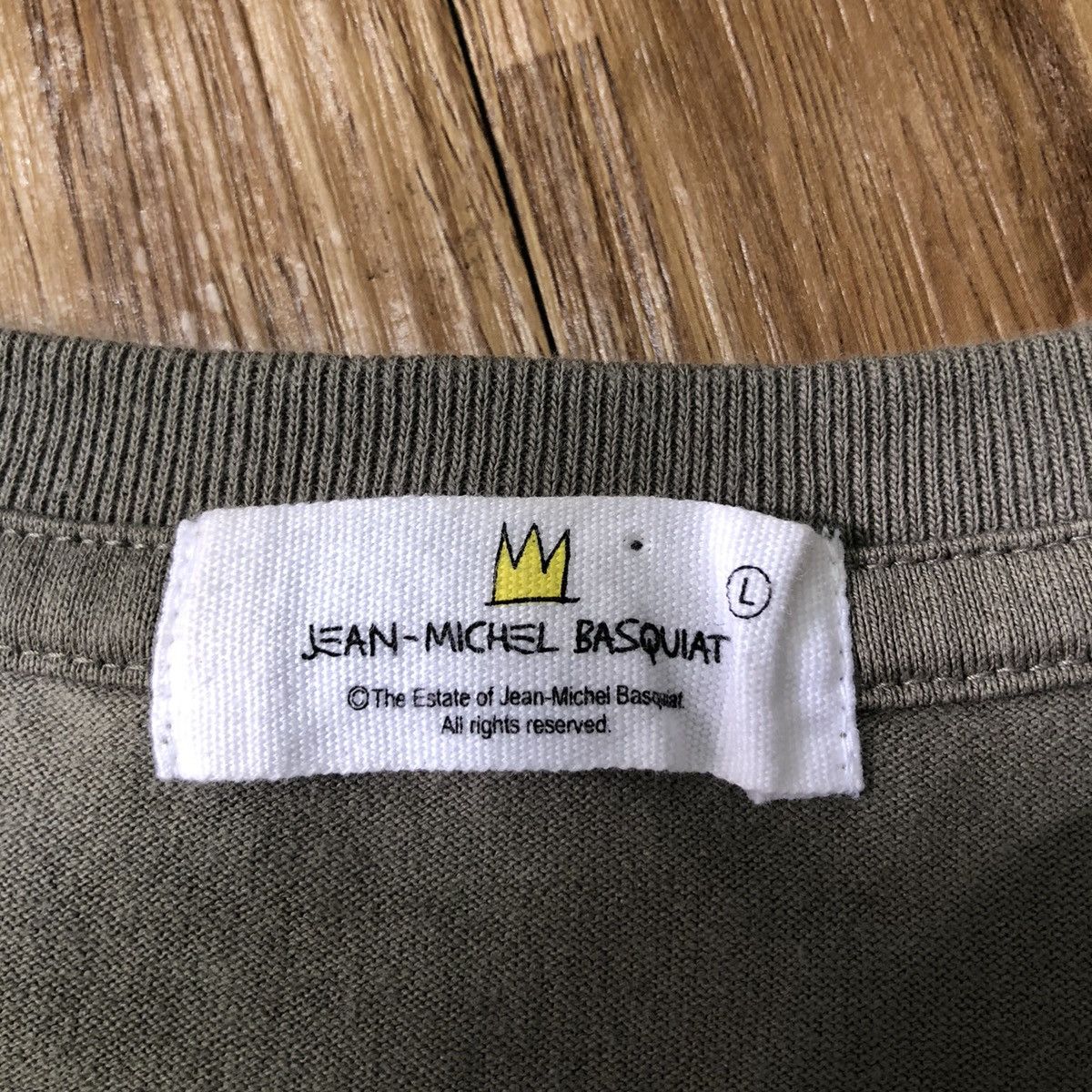 Jean-Michel Basquiat × Vintage Vintage JEAN-MICHEL BASQUIAT Art T-Shirt Jack Johnson Size US L / EU 52-54 / 3 - 4 Thumbnail