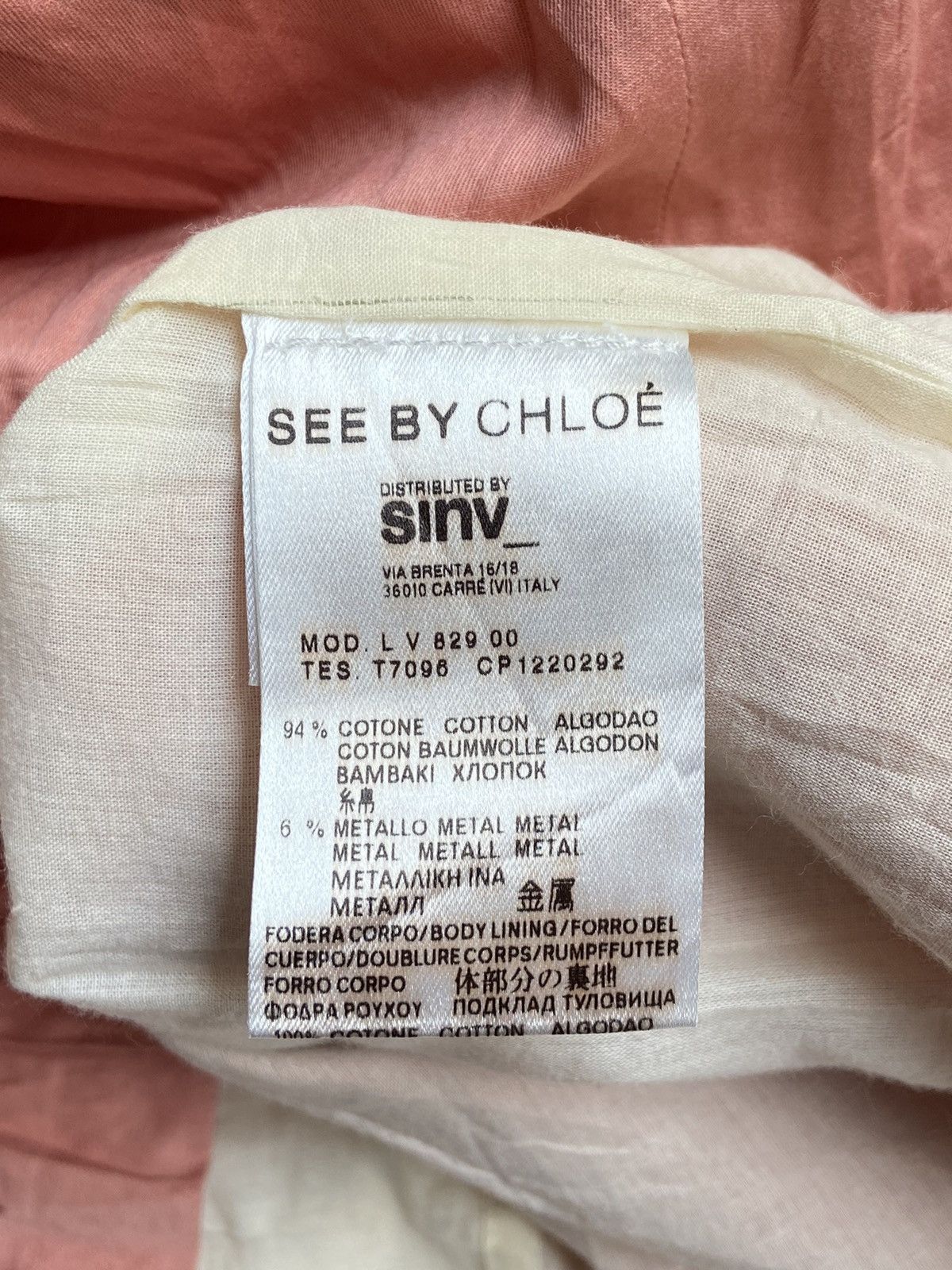 See by Chloe See By Chloe Pink Midi Dress Size XS / US 0-2 / IT 36-38 - 11 Thumbnail