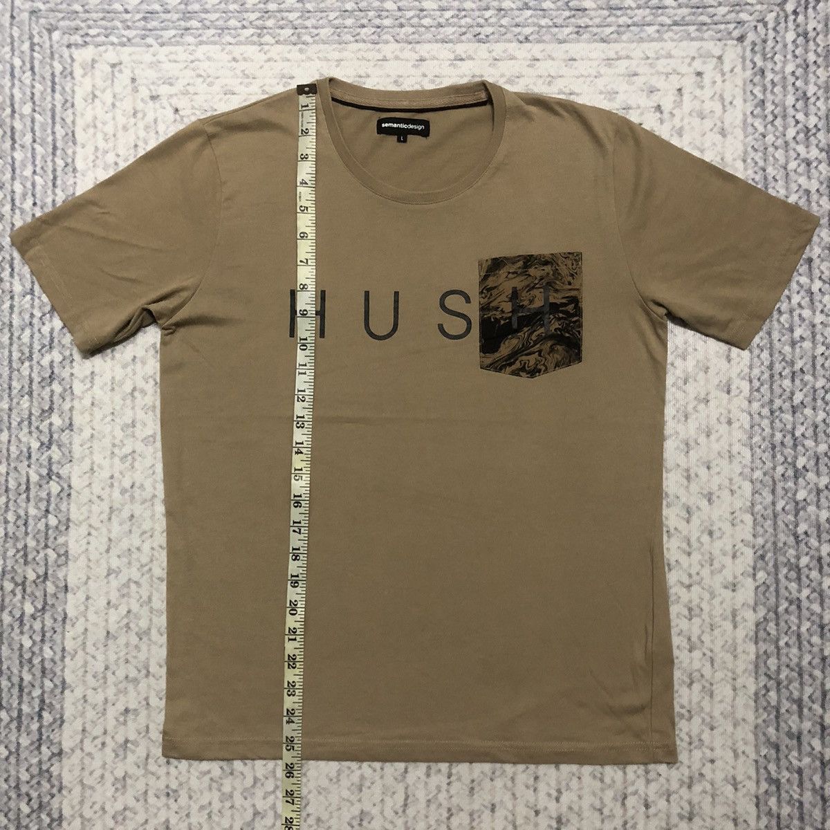 If Six Was Nine × Japanese Brand × semanticdesign Rare Semantic Design ‘HUSH’ Pocket Tees Size US S / EU 44-46 / 1 - 9 Thumbnail