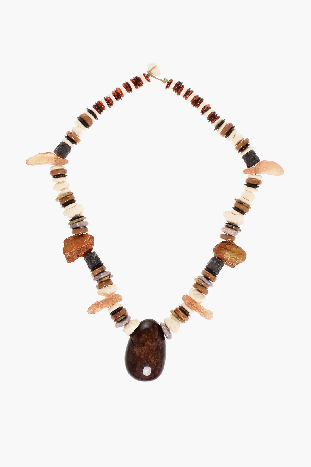 Dsquared2 Multicolored Necklace with Maxi Pendant Stone Size ONE SIZE - 1 Thumbnail